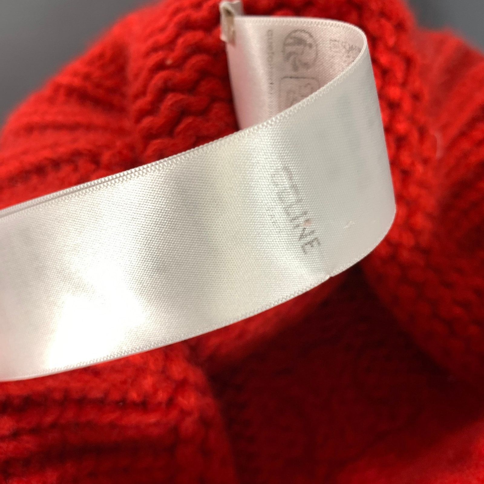 Celine CELINE Size One Size Red Cashmere Size ONE SIZE - 6 Thumbnail