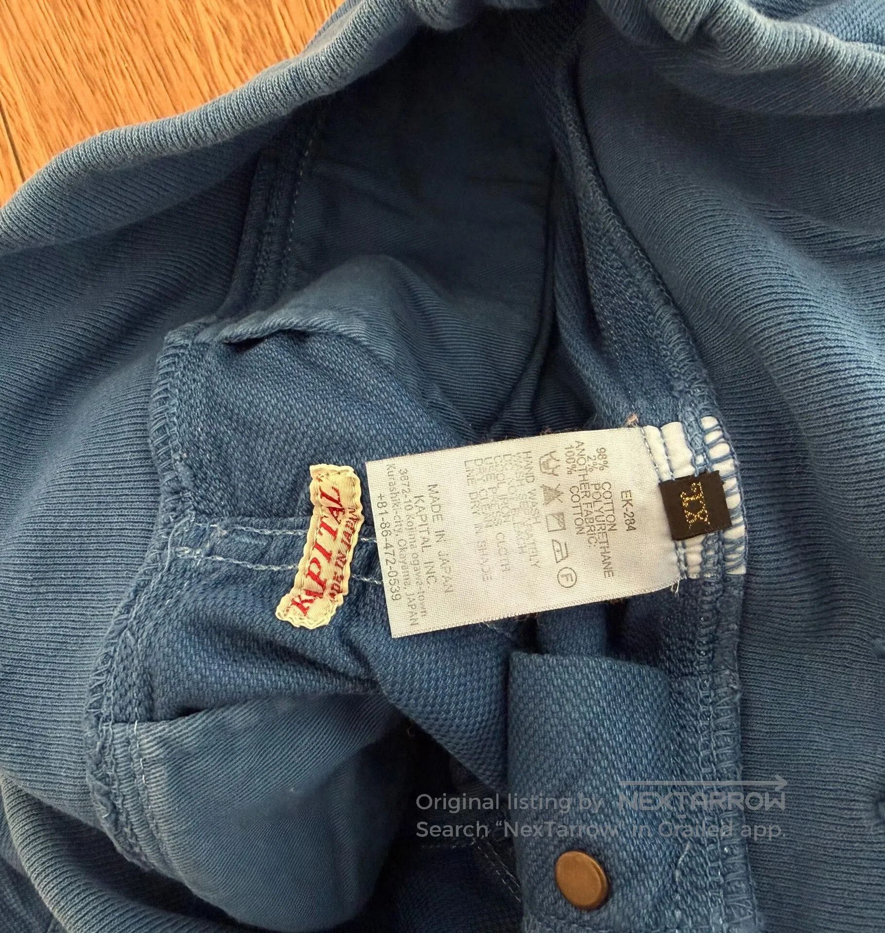 Kapital KAPITAL Vintage Indigo Pants. Size US 26 / EU 42 - 3 Thumbnail