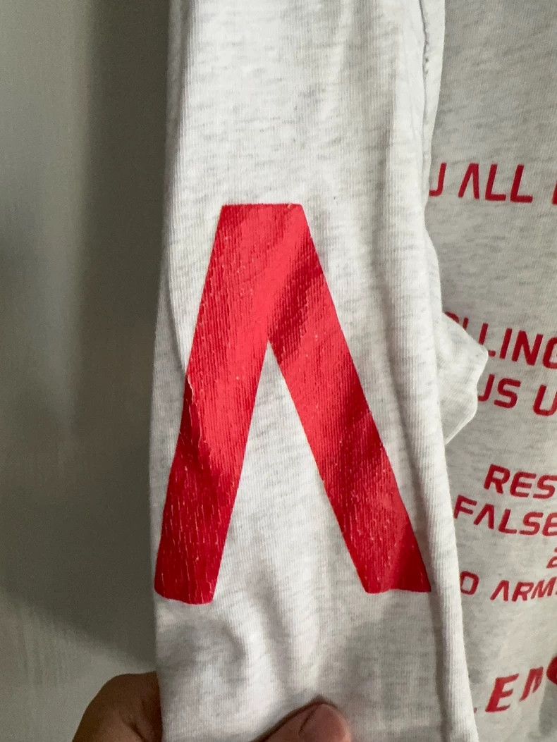 Balenciaga Balenciaga Loose letter printed round neck pullover long s Size US XS / EU 42 / 0 - 8 Thumbnail