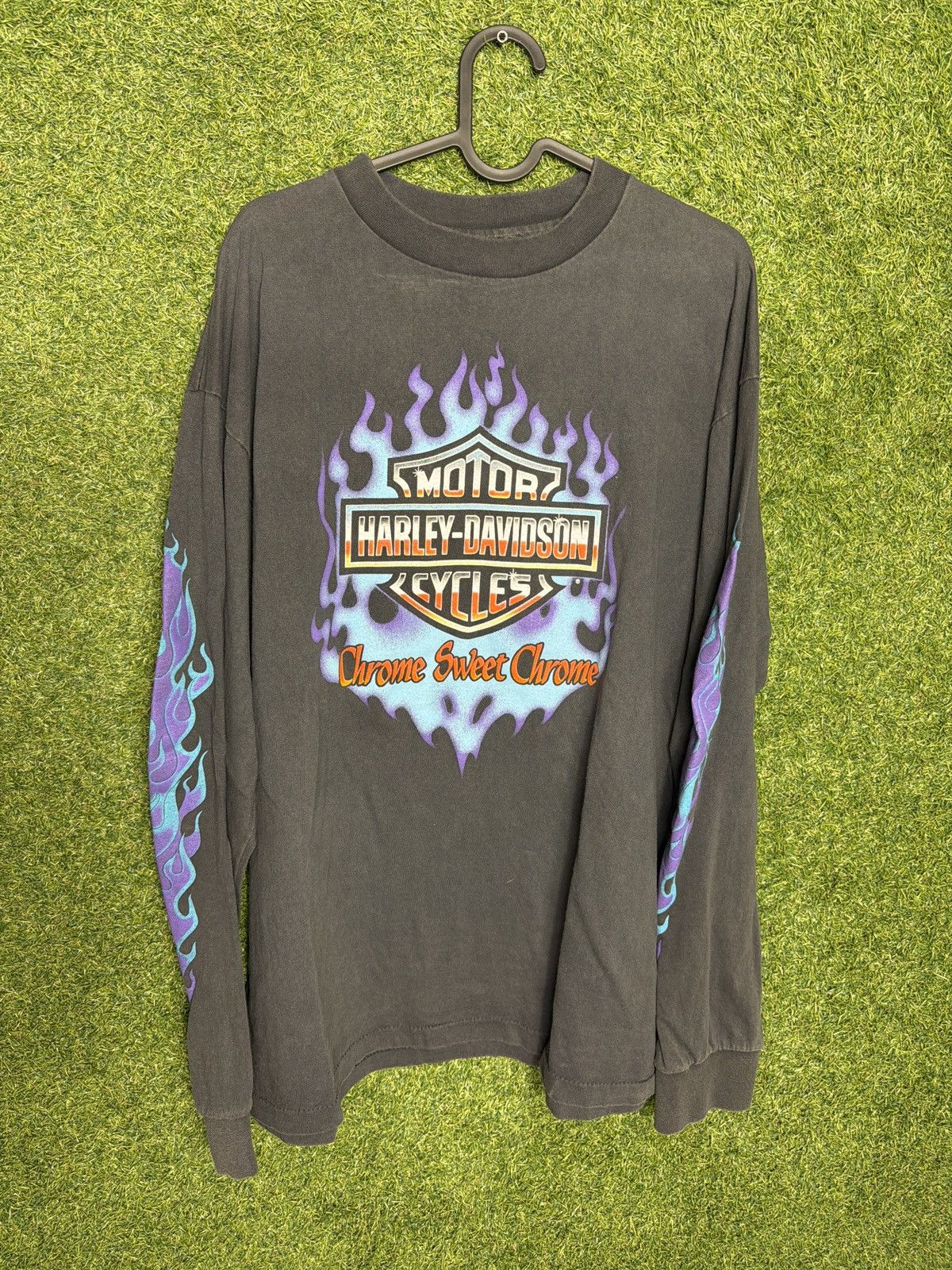 Other Harley Davidson, flames long sleeve shirt Size US XL / EU 56 / 4 - 1 Thumbnail