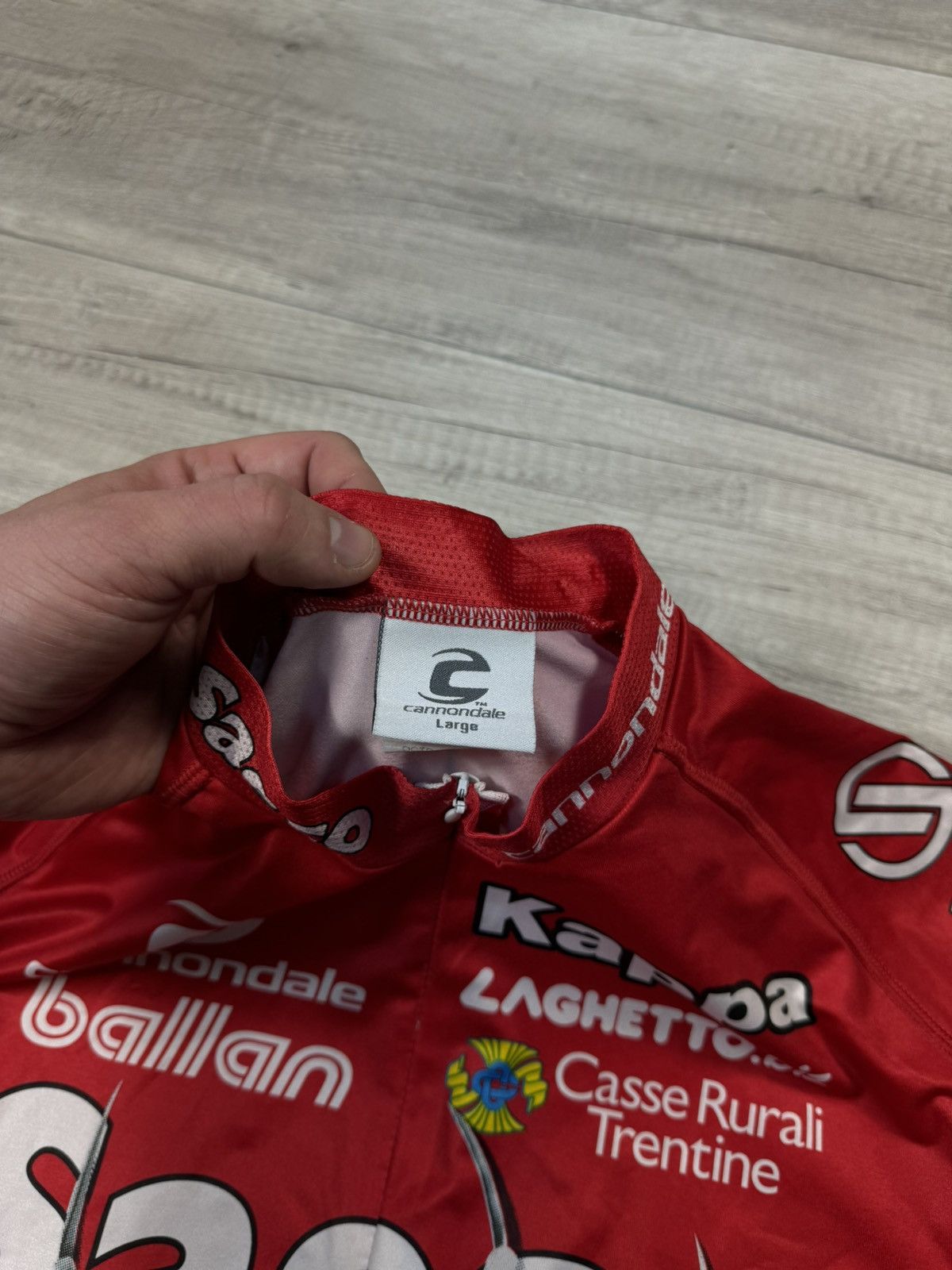 Other Cannondale Gilberto Simoni Saeco Kappa Spider Cycling Jersey Size US L / EU 52-54 / 3 - 6 Thumbnail