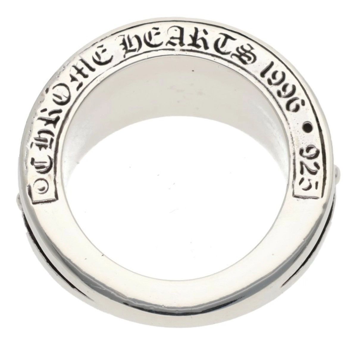 Chrome Hearts US 8-8.5 chrome hearts Cross Narrow Band Ring 16.5 Size ONE SIZE - 3 Thumbnail
