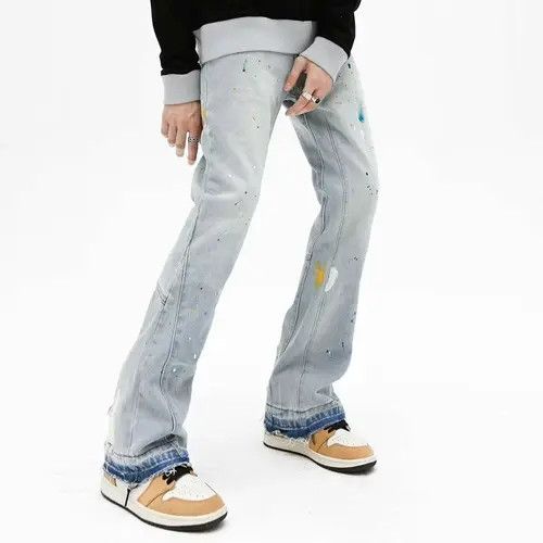 VIBE Street wash vintage y2k baggy wide leg jeans Size US 33 - 6 Thumbnail