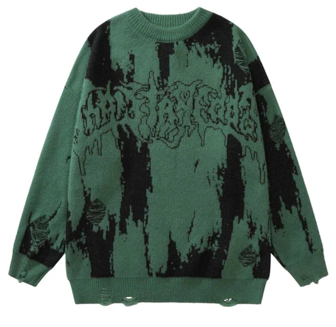 Hip Hop Ripped Sweaters Grunge