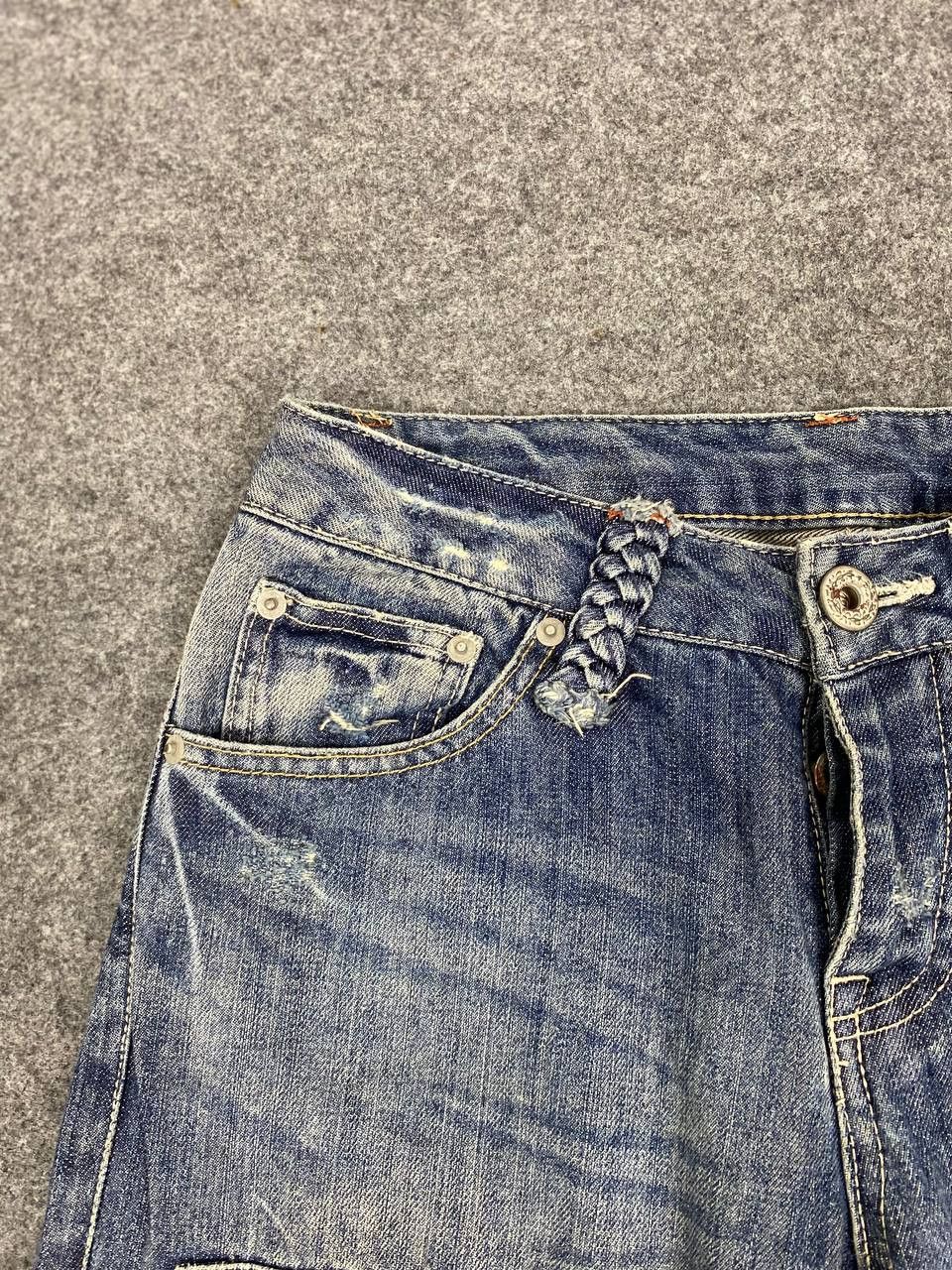 Japanese Brand vintage japanese brands distressed patchwork denim Size 30" / US 8 / IT 44 - 8 Thumbnail