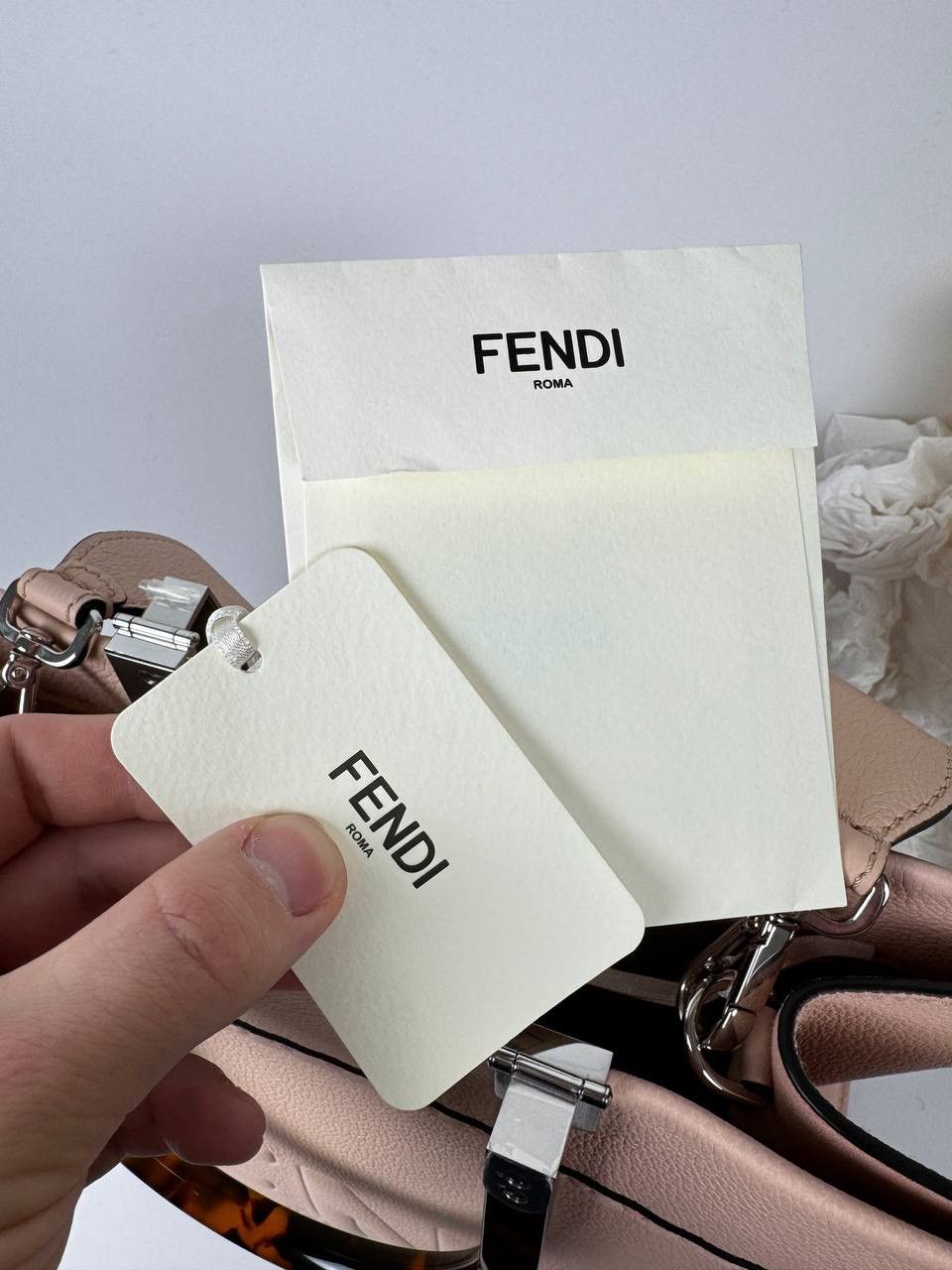 Fendi Fendi Sunshine Leather tote bag Size ONE SIZE - 15 Thumbnail
