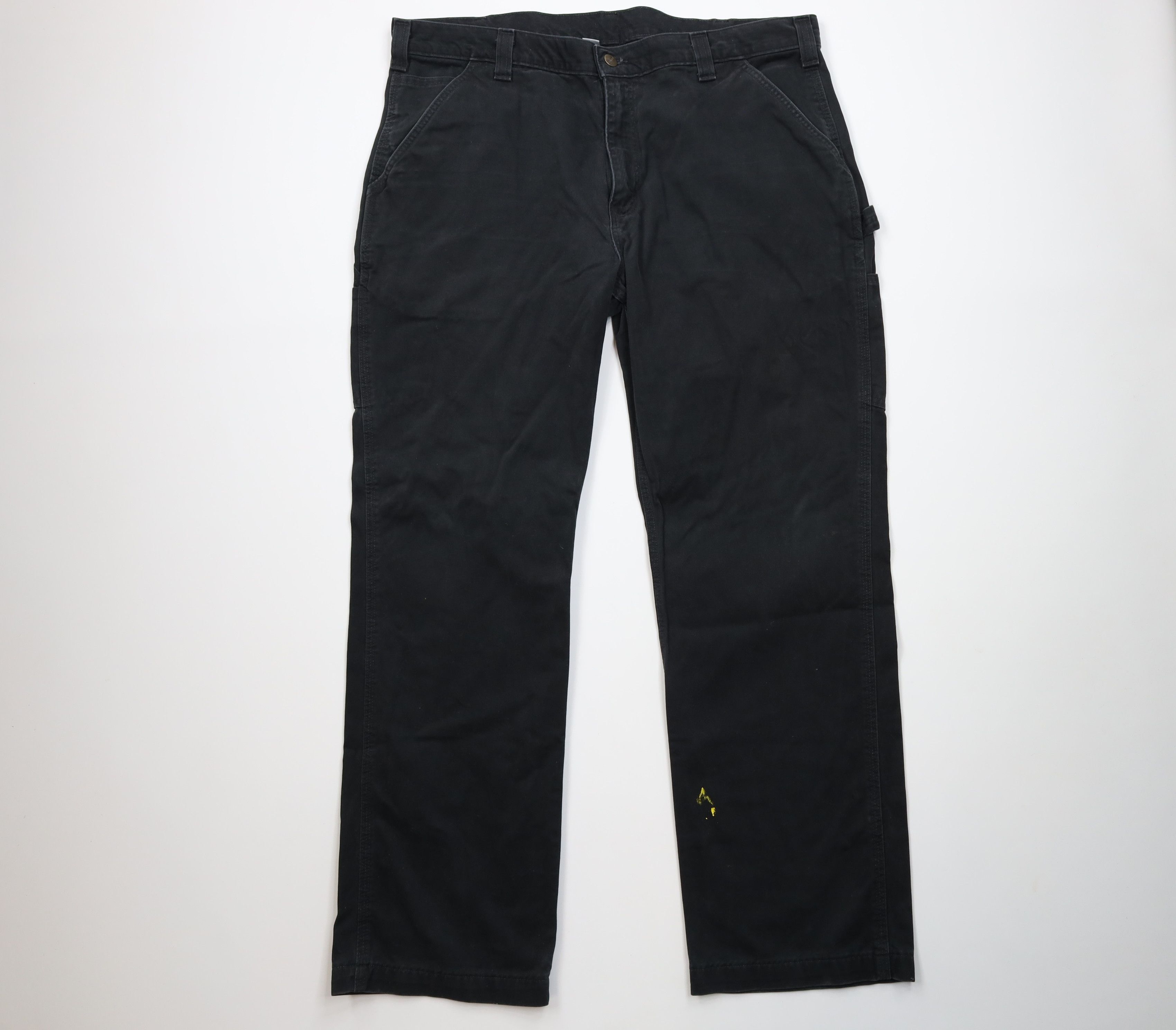 Carhartt Vintage Y2K Carhartt Wide Leg Dungaree Pants Black Cotton Size US 40 / EU 56 - 1 Thumbnail