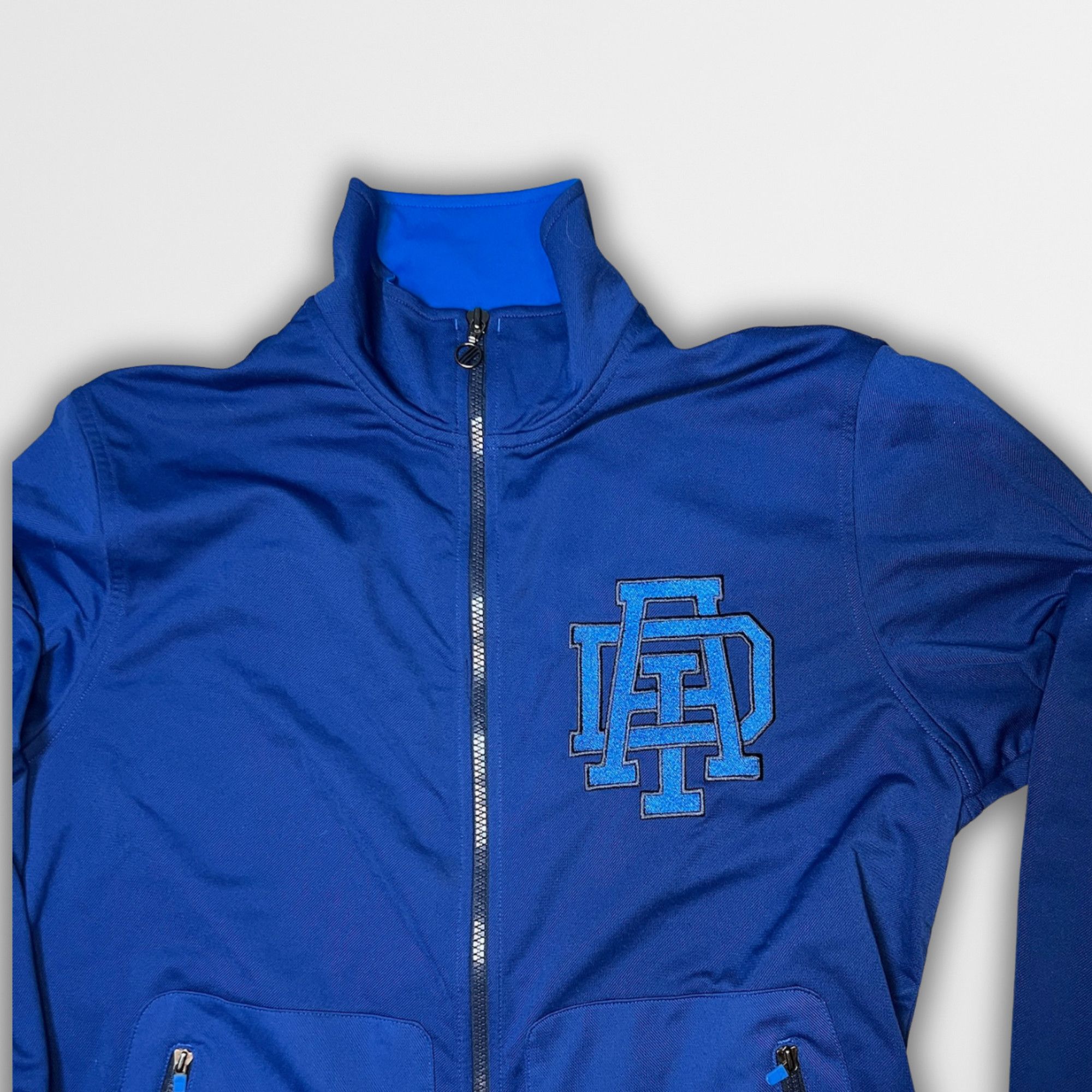 Adidas Adidas Climalite Mens Blue Full-Zip Jacket W/ Logo Size L Po Size US L / EU 52-54 / 3 - 4 Thumbnail