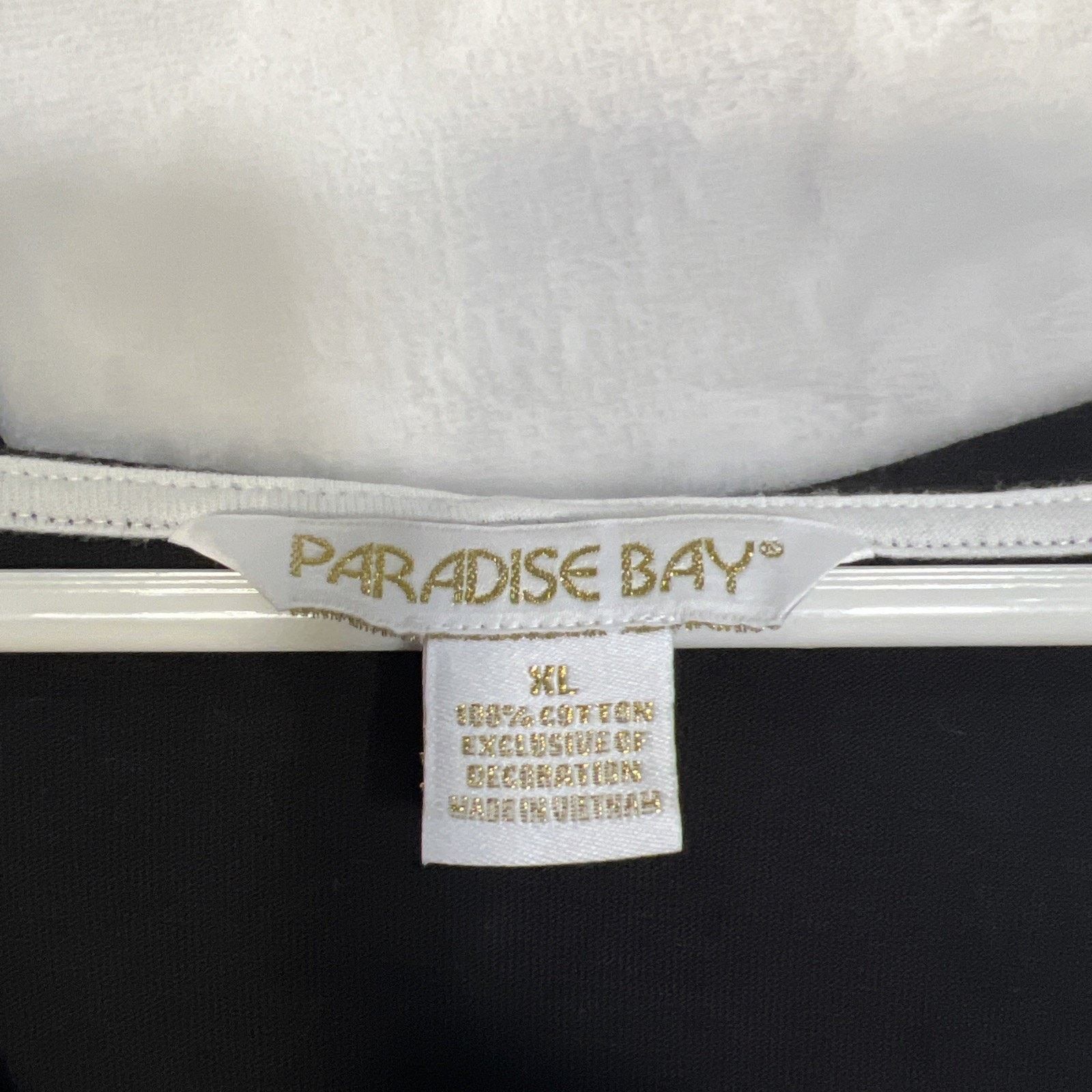 Paradise PARADISE BAY Nautical Blue White Trimmed Split Hem Size XL / US 12-14 / IT 48-50 - 2 Thumbnail