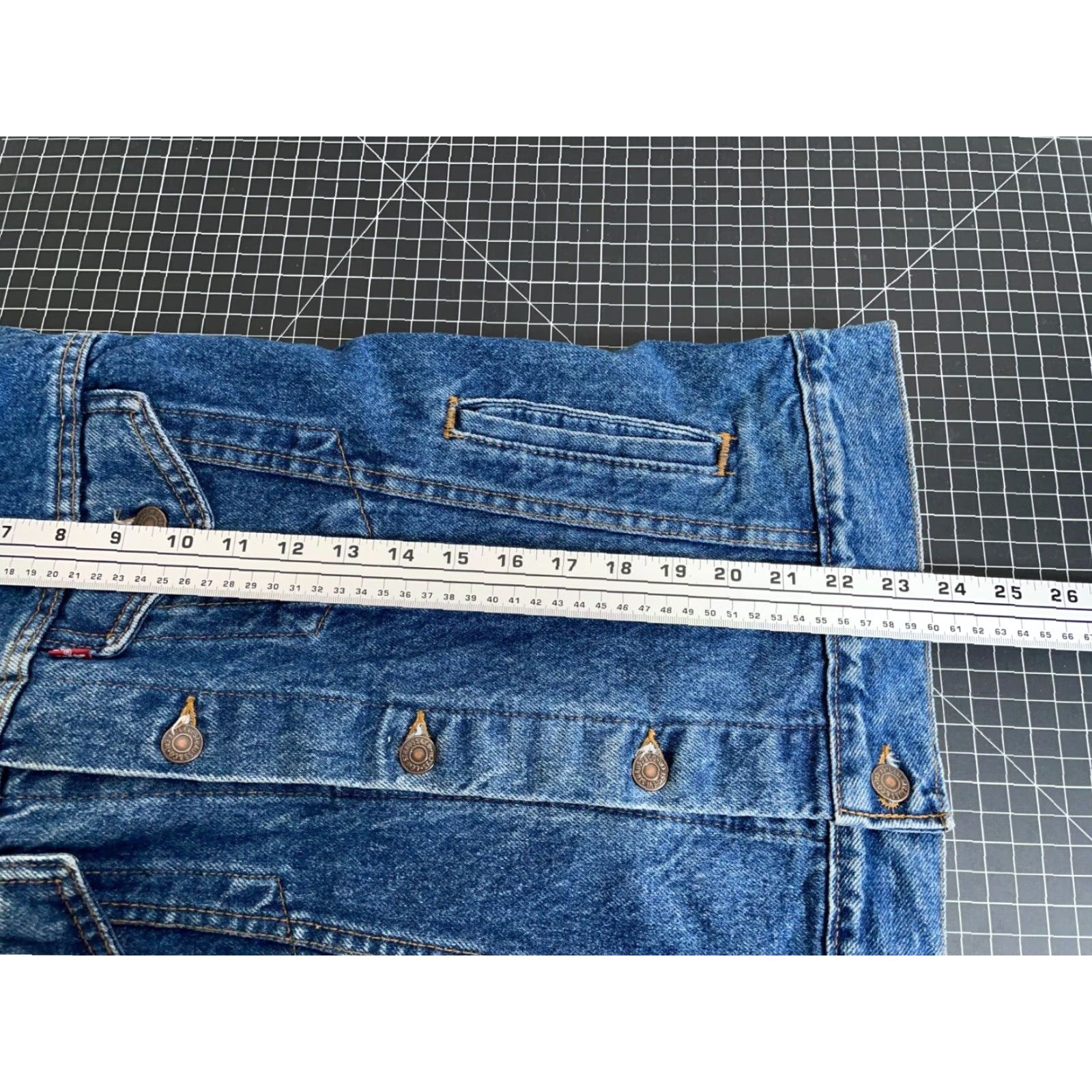 Levi's VINTAGE Levi's Denim Trucker Jacket Men Small 80s Blue Retro Casual Made in USA Size US S / EU 44-46 / 1 - 7 Thumbnail