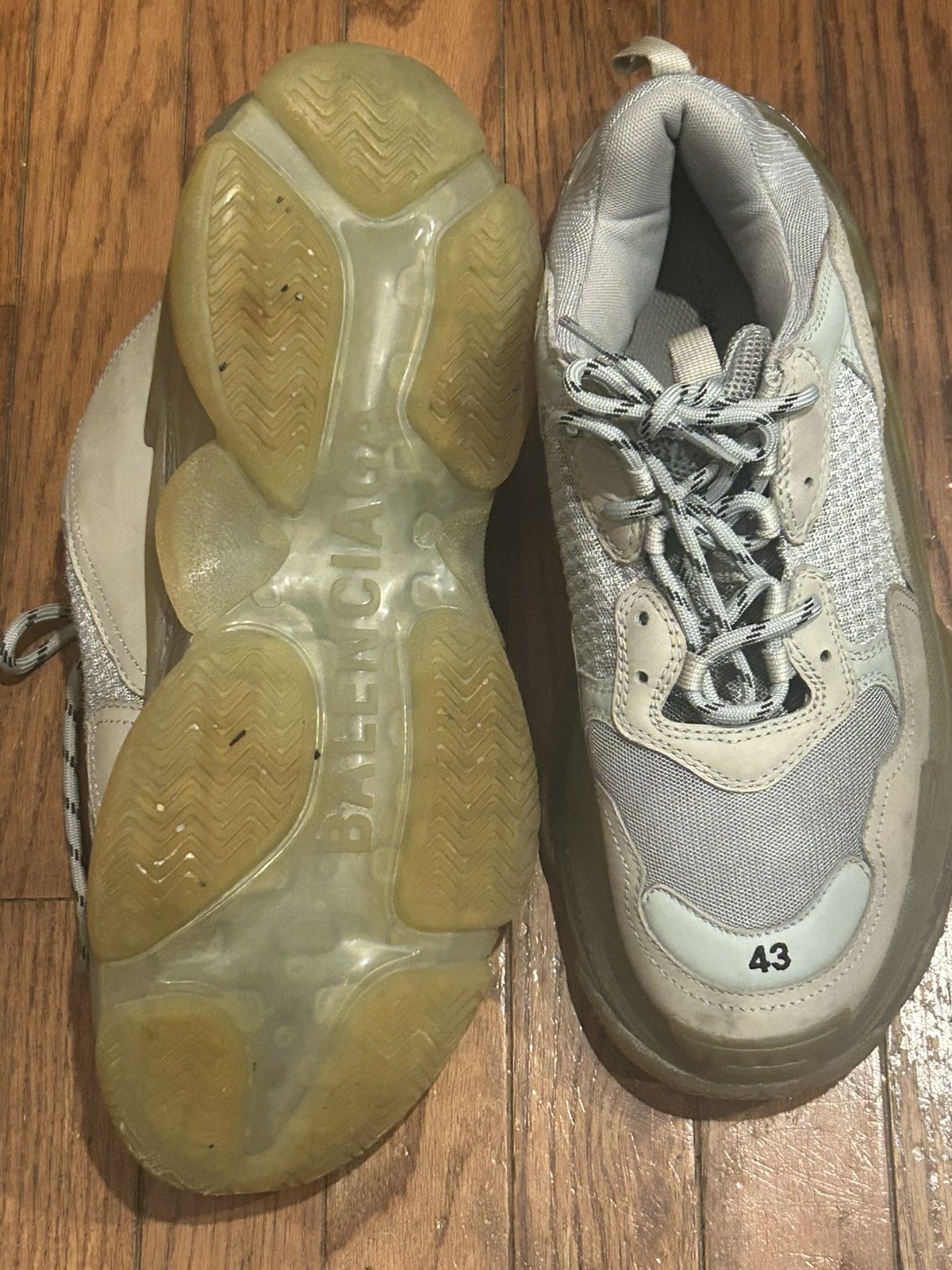 Balenciaga Triple S Clear Sole LAST DROP MF STEAL Size US 10 / EU 43 - 6 Thumbnail