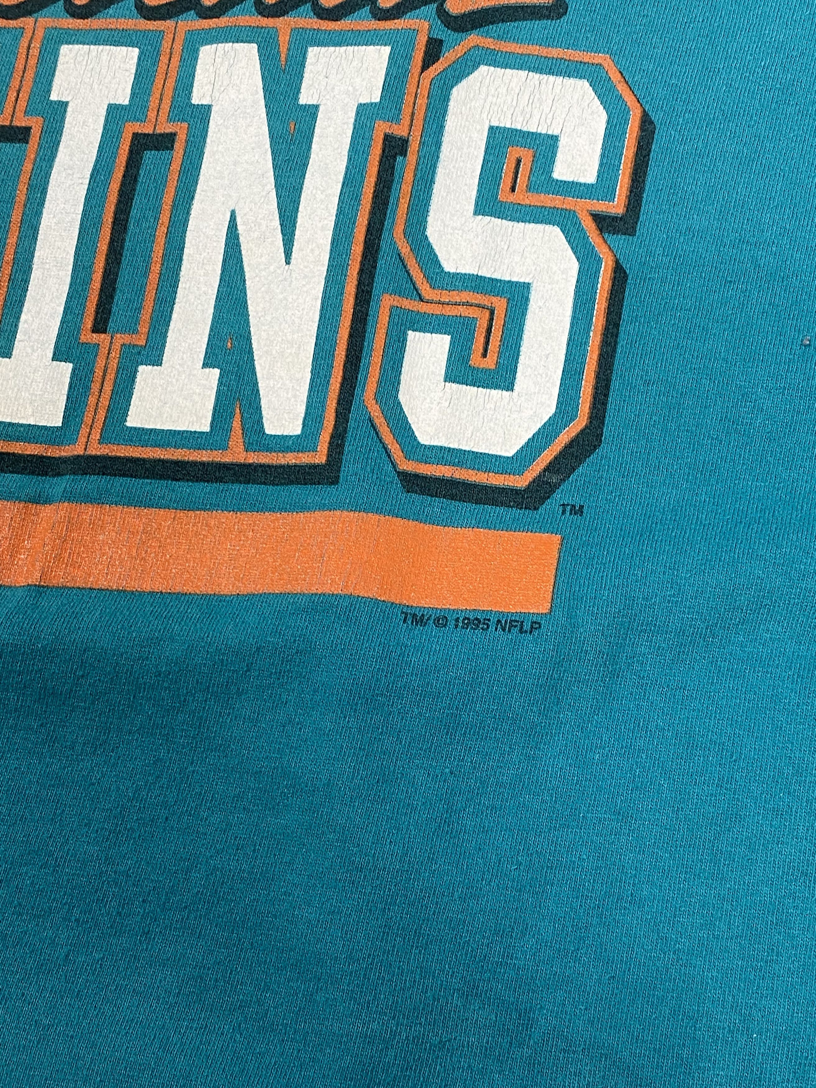 NFL Vintage 1995 Miami Dolphins tee Salem Size US XXL / EU 58 / 5 - 4 Thumbnail