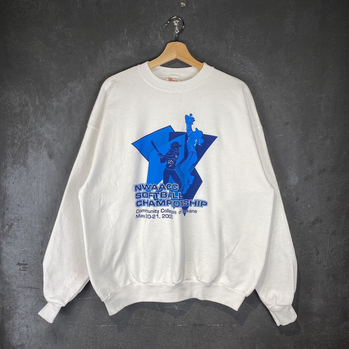 Vintage 2000s Spokane Softball Championship Crewneck Size US XL / EU 56 / 4 - 1 Thumbnail
