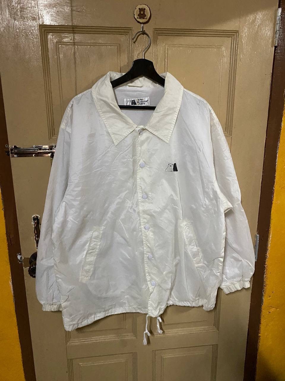 Vintage Vintage 90s Silvia & Silvester Nylon Coach Jacket Size US L / EU 52-54 / 3 - 5 Thumbnail