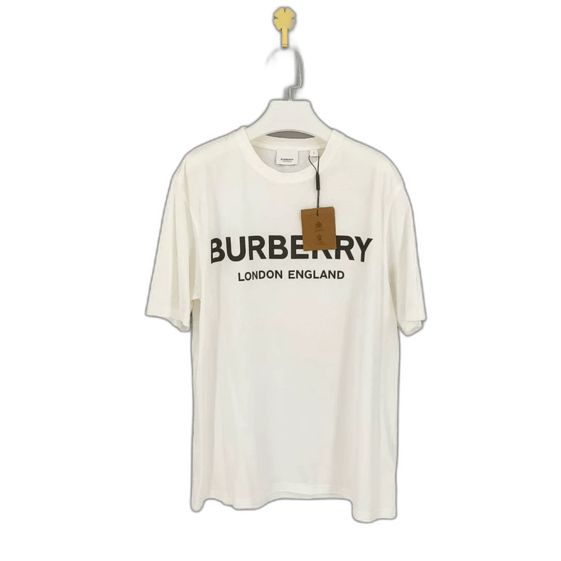 burberry white london logo short sleeve t-shirt