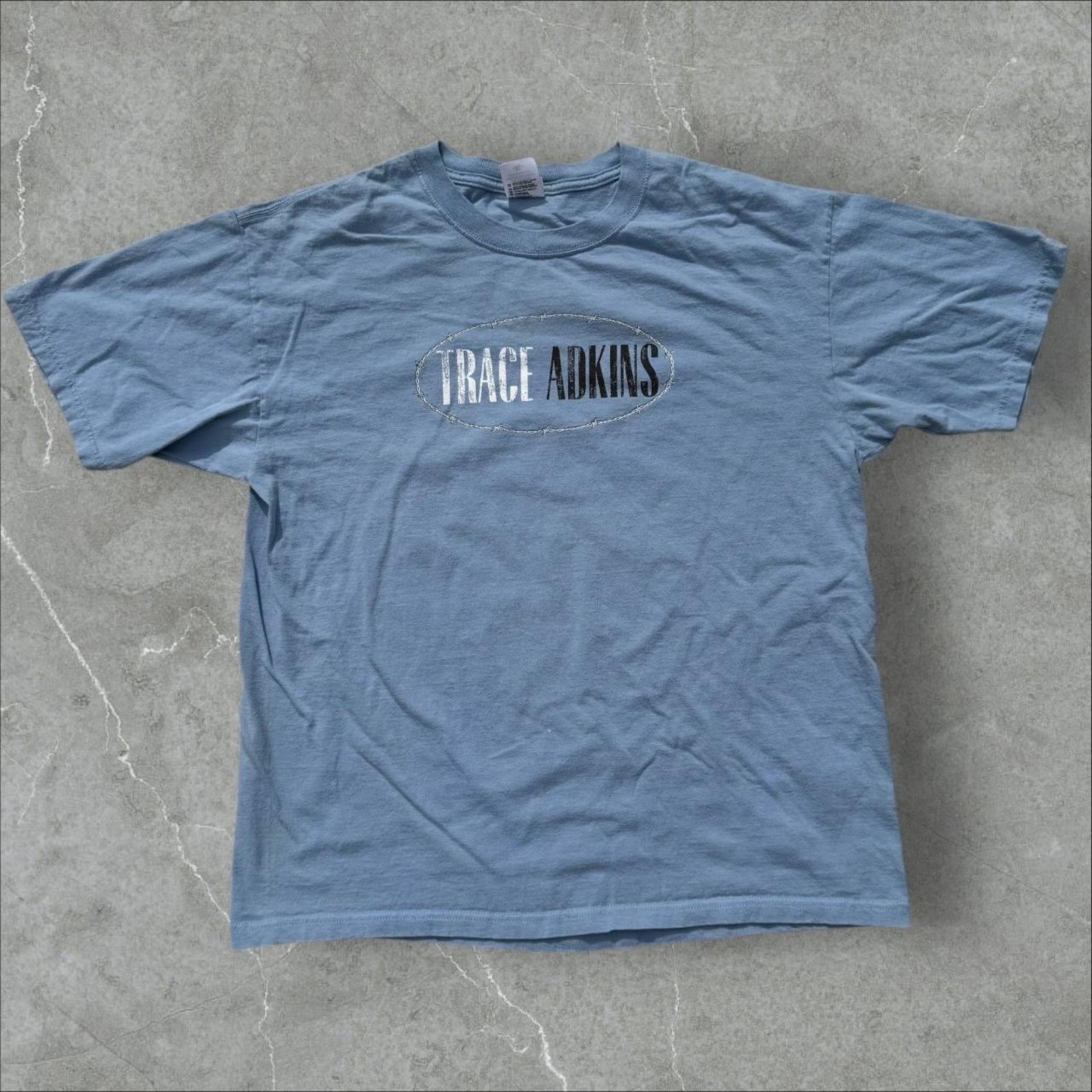 Other Trace Adkins "Dangerous Man" Tour Tee Blue XL Size US XL / EU 56 / 4 - 2 Thumbnail
