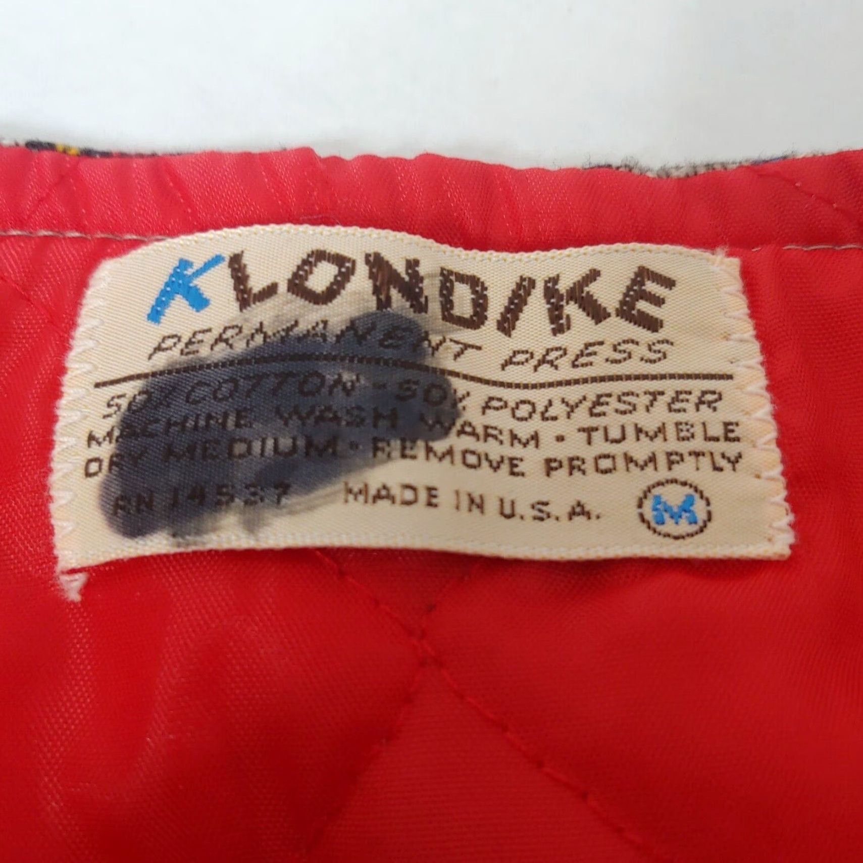 Vintage VINTAGE Klondike Vest Mens M Quilted Lined White Red Plaid Pearl Snaps Western/Hipster Workwear Grandpa USA Vest Size US M / EU 48-50 / 2 - 8 Thumbnail