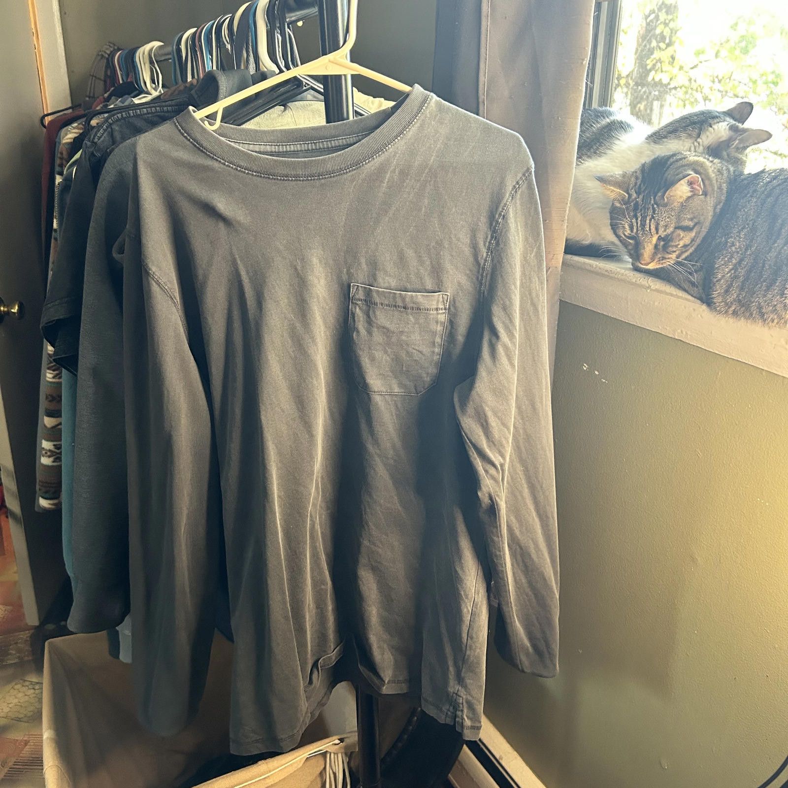 Unknown London Classic Long Sleeve Pocket Tee - The Everyday Hero Size US M / EU 48-50 / 2 - 1 Thumbnail