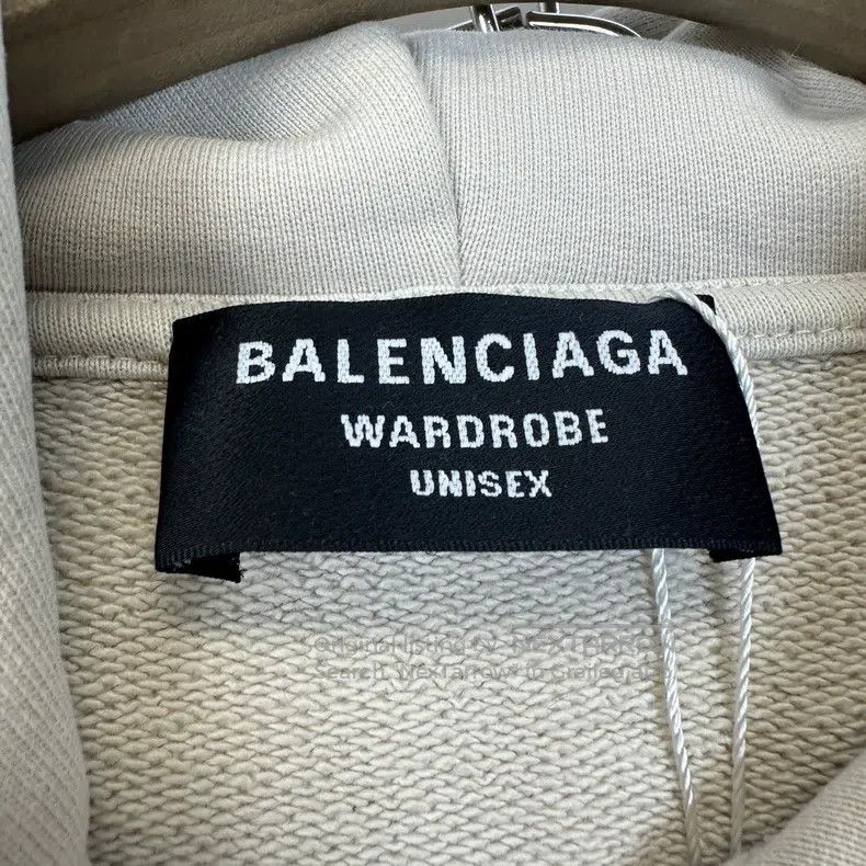Balenciaga Balenciaga Gray and white letter logo hooded hoodie Size US S / EU 44-46 / 1 - 4 Thumbnail