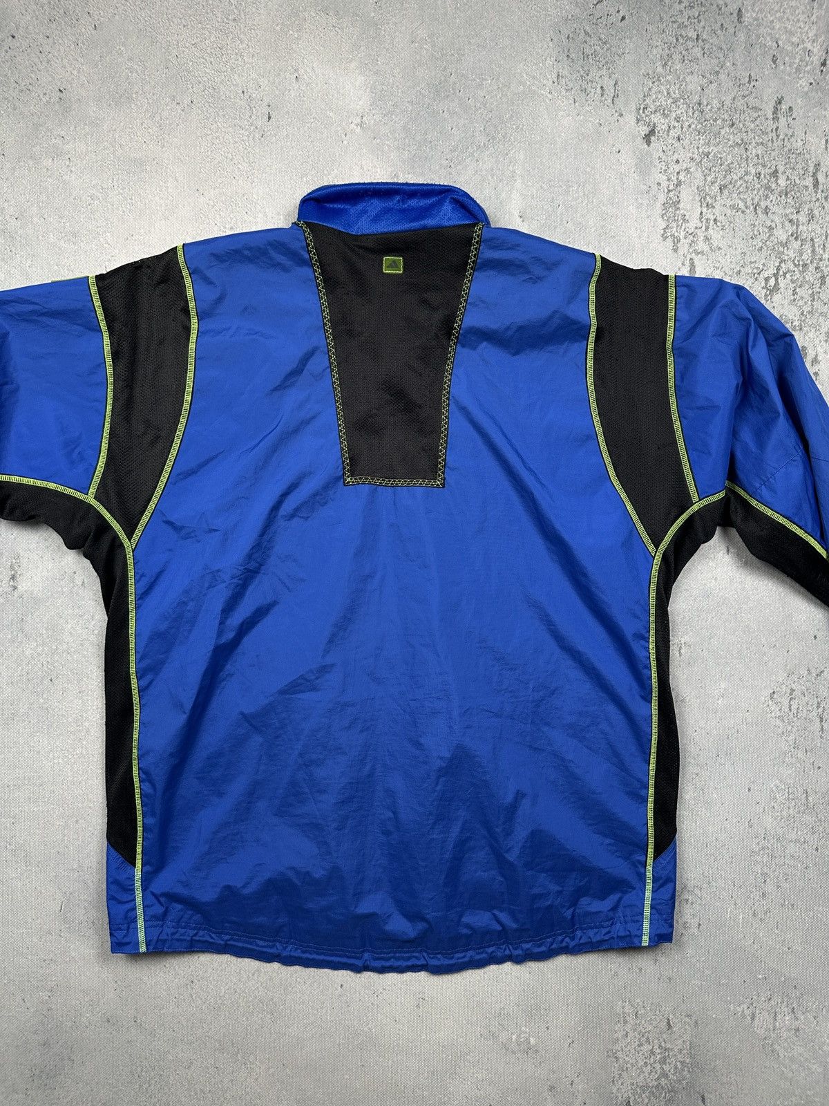 Adidas Vintage Adidas Equipment Blue Black Neon Trim Jacket 90s 80s Size US XL / EU 56 / 4 - 13 Thumbnail