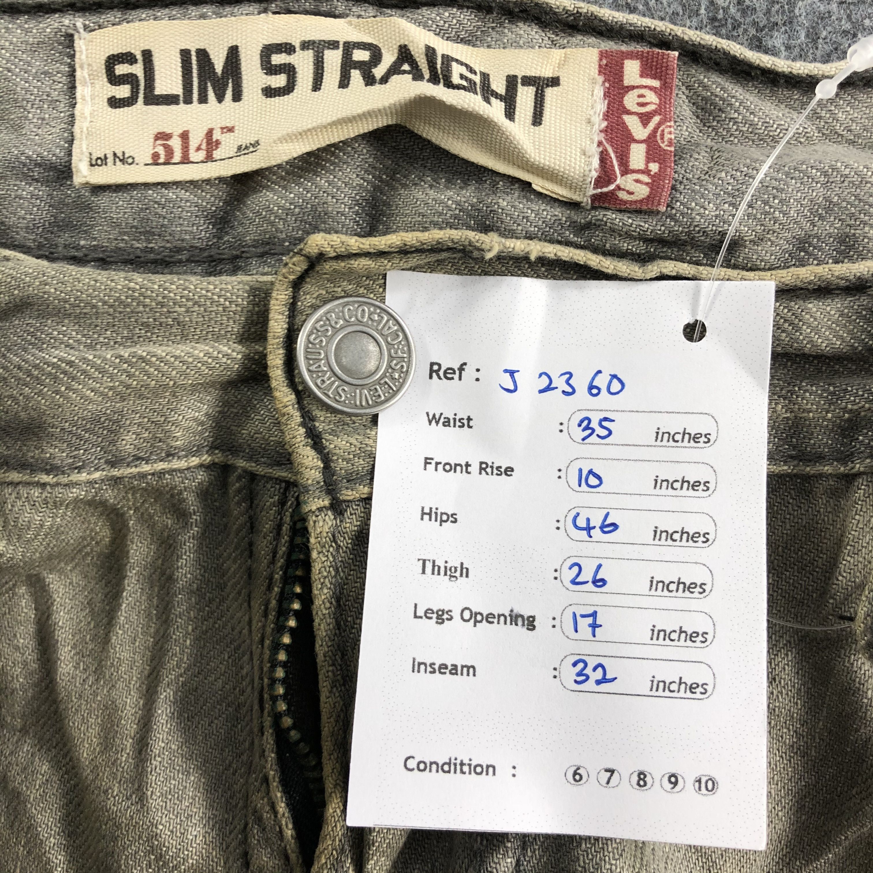 Levi's Vintage Levis 514 Jeans-J2360 Size US 35 - 15 Thumbnail