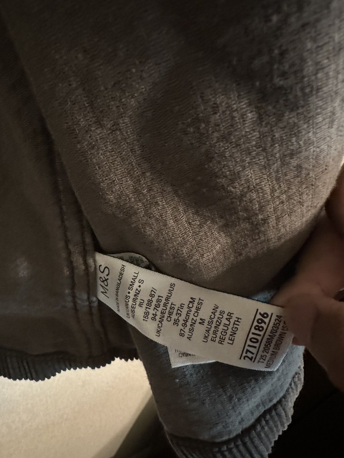Marks & Spencer Brown Corduroy overshirt jacket Mark and Spencers UK Size US S / EU 44-46 / 1 - 3 Thumbnail