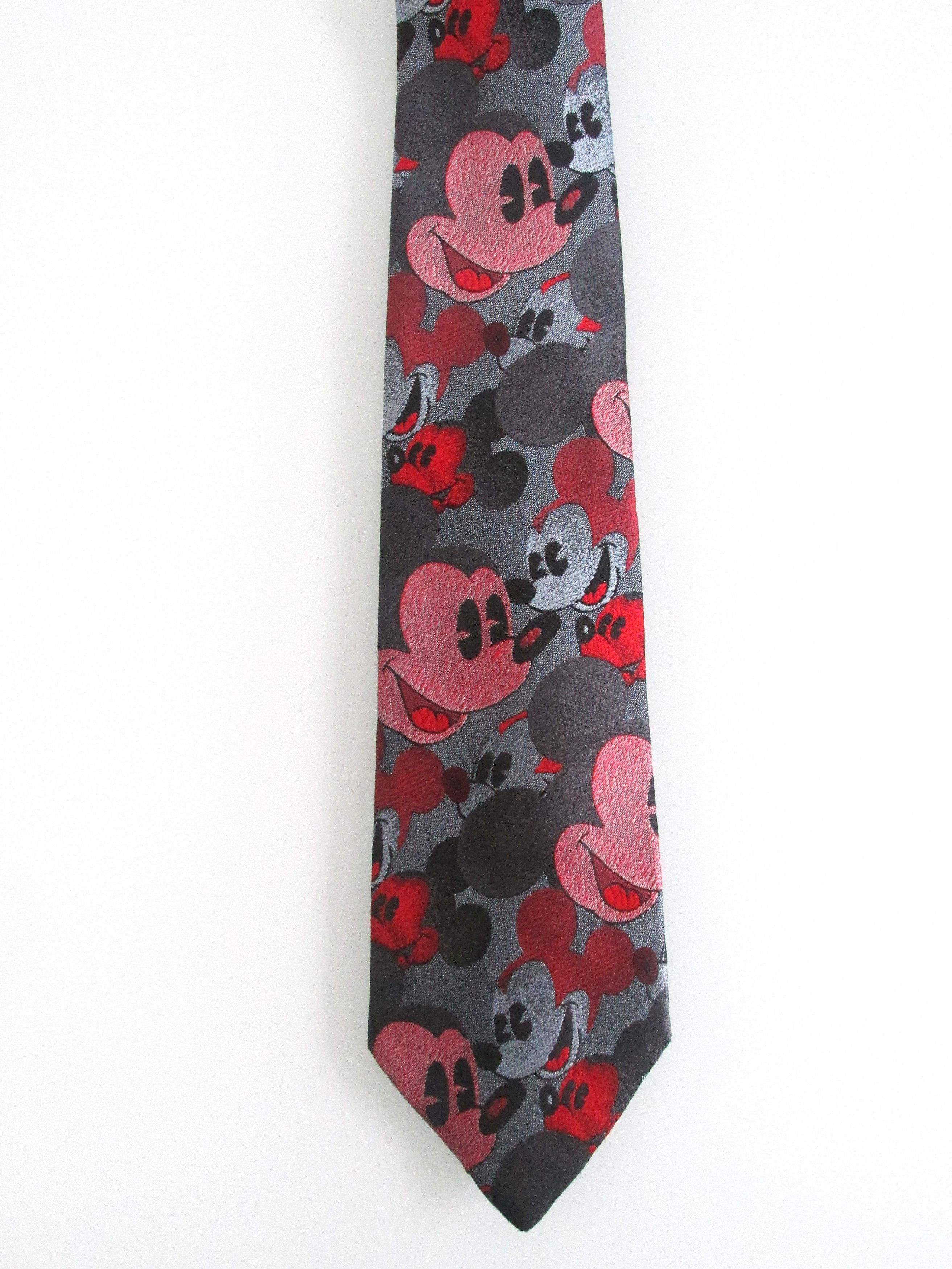 Disney Vintage Mickey Mouse/Disney Men's Tie Size ONE SIZE - 2 Thumbnail