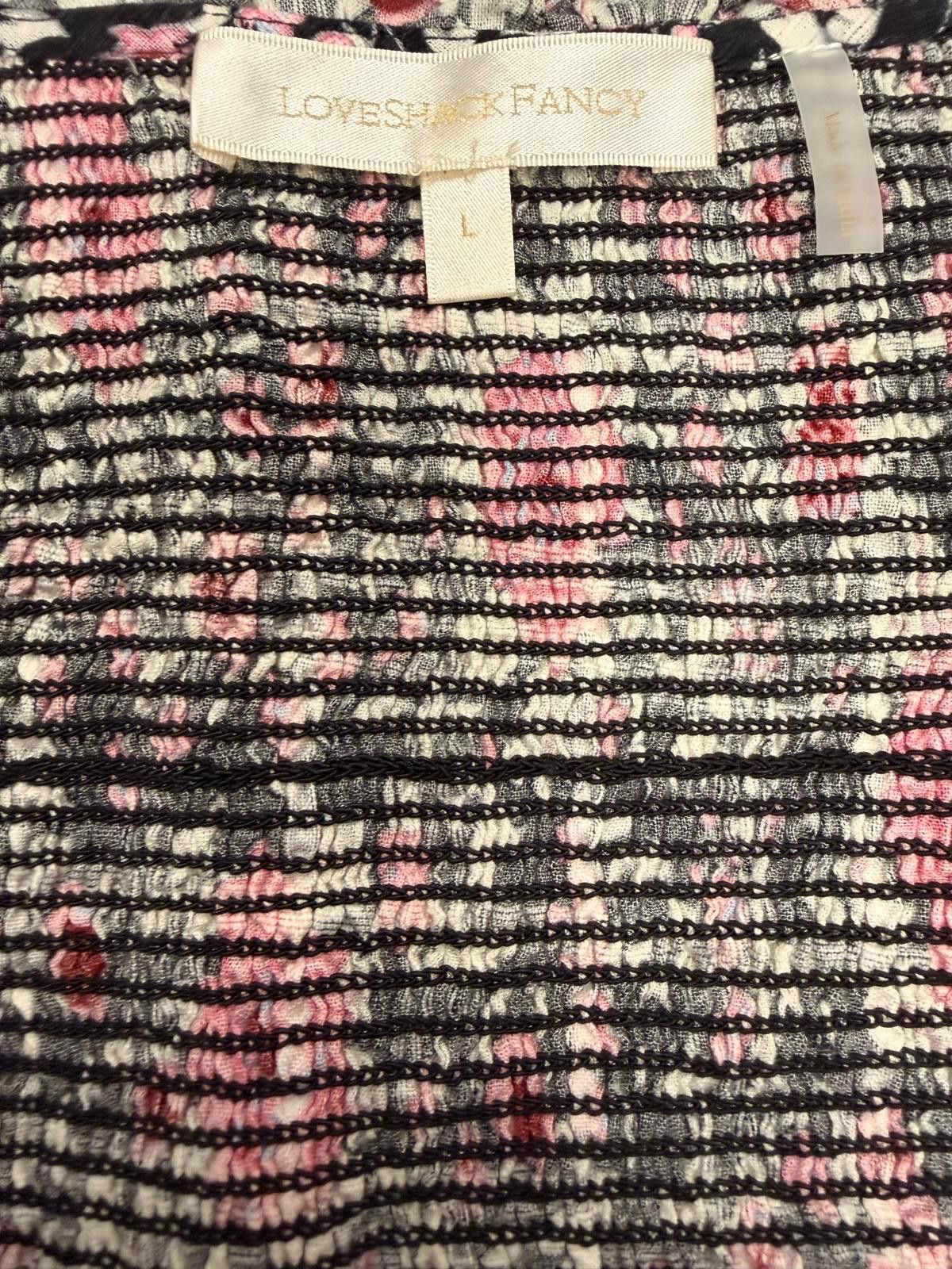 Other LoveShackFancy Trevor Floral Smocked Mini Dress Size L / US 10 / IT 46 - 4 Thumbnail