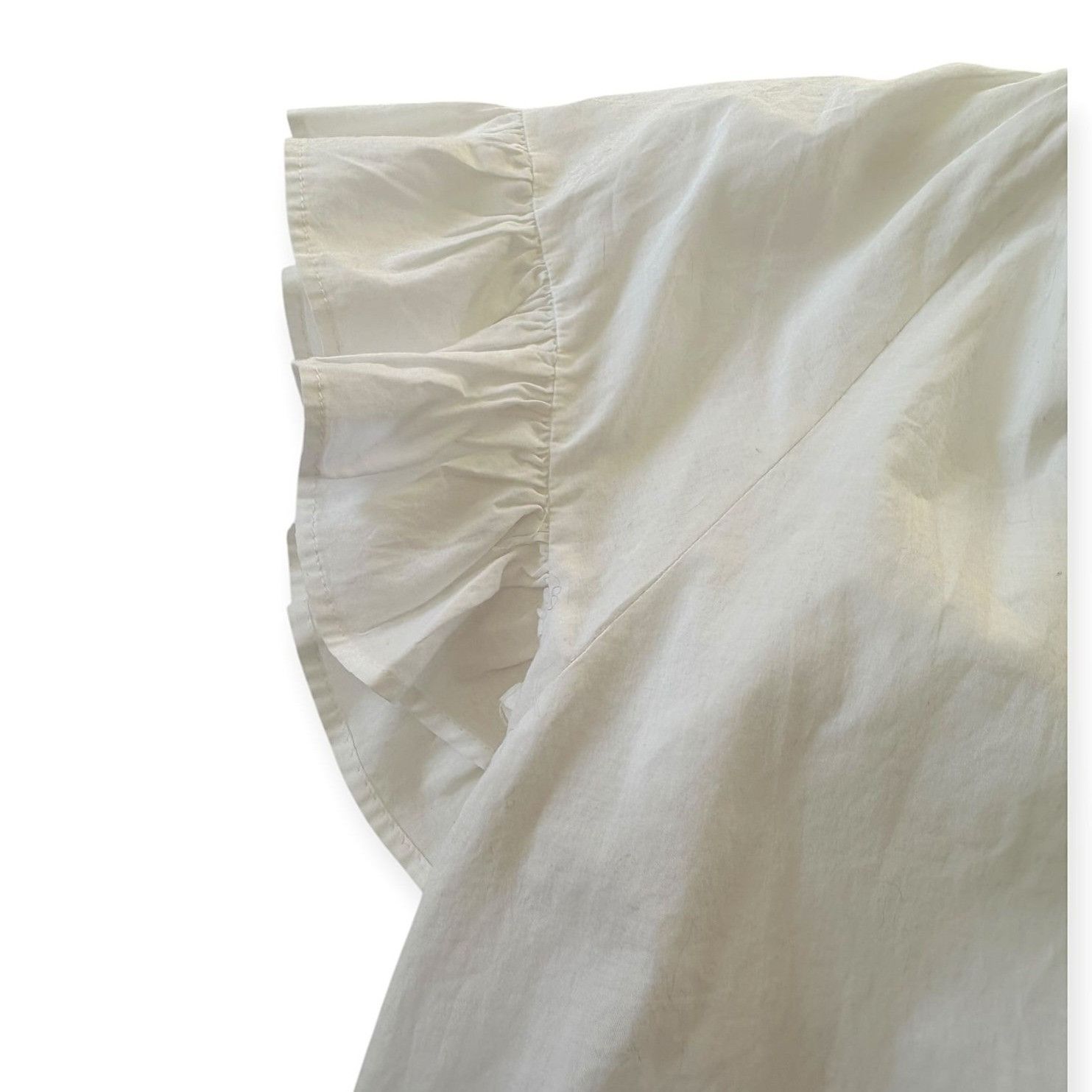 Veronica Beard Veronica Beard White Milly Shirt, Size M, New with tag Size M / US 6-8 / IT 42-44 - 9 Thumbnail