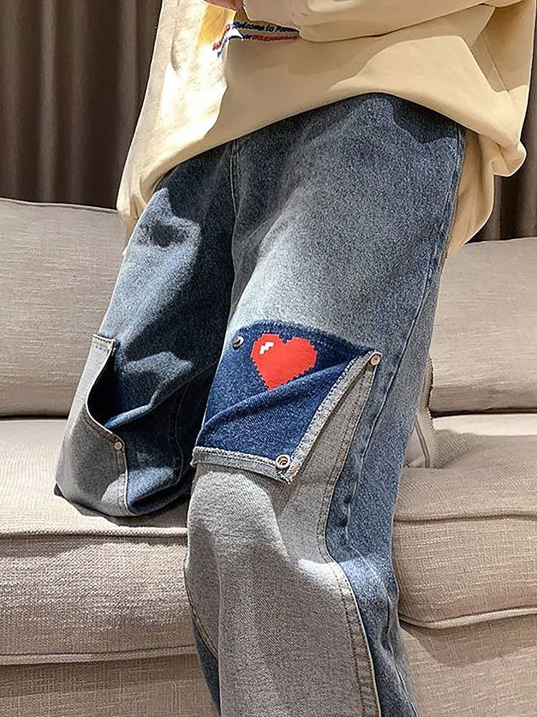 Japanese Brand × Jean Patchwork Multi-Pocket Denim Pants Size US 35 - 3 Thumbnail