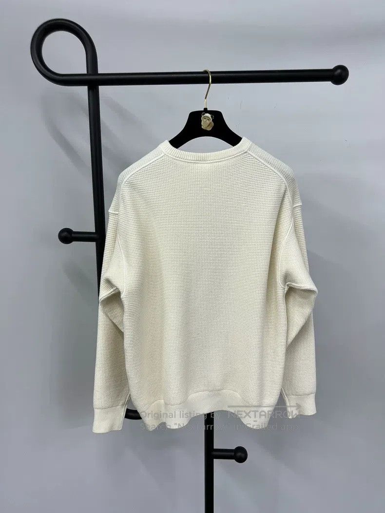 The Row The Row Henley Neck Waffle Sweater Size XS / US 0-2 / IT 36-38 - 2 Thumbnail