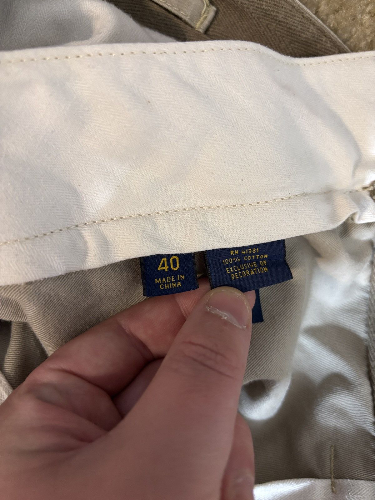Polo Ralph Lauren Polo Ralph Lauren Military Drill Khaki Shorts Size 40 Size US 40 / EU 56 - 7 Thumbnail