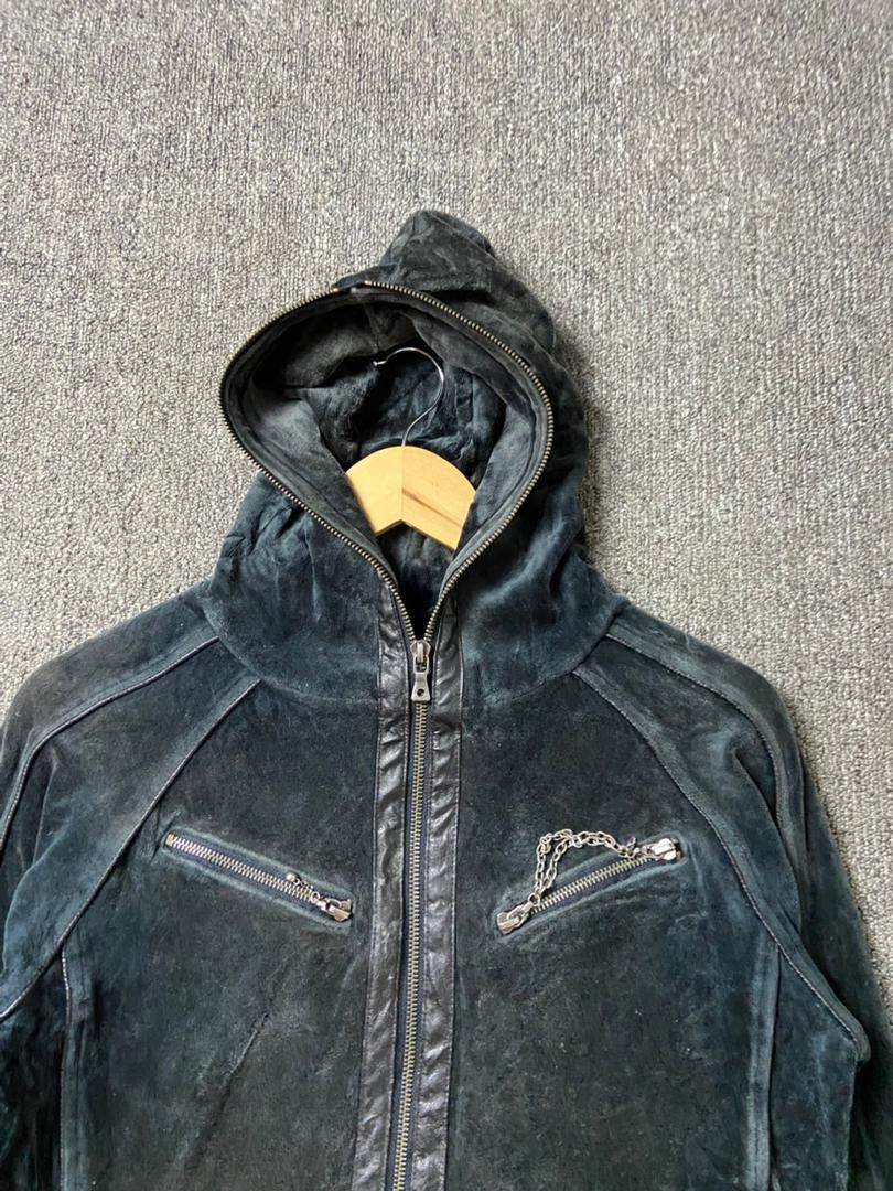 semanticdesign Semantic Design Full Zip Velvet Hooded Jacket (202) Size US M / EU 48-50 / 2 - 7 Thumbnail