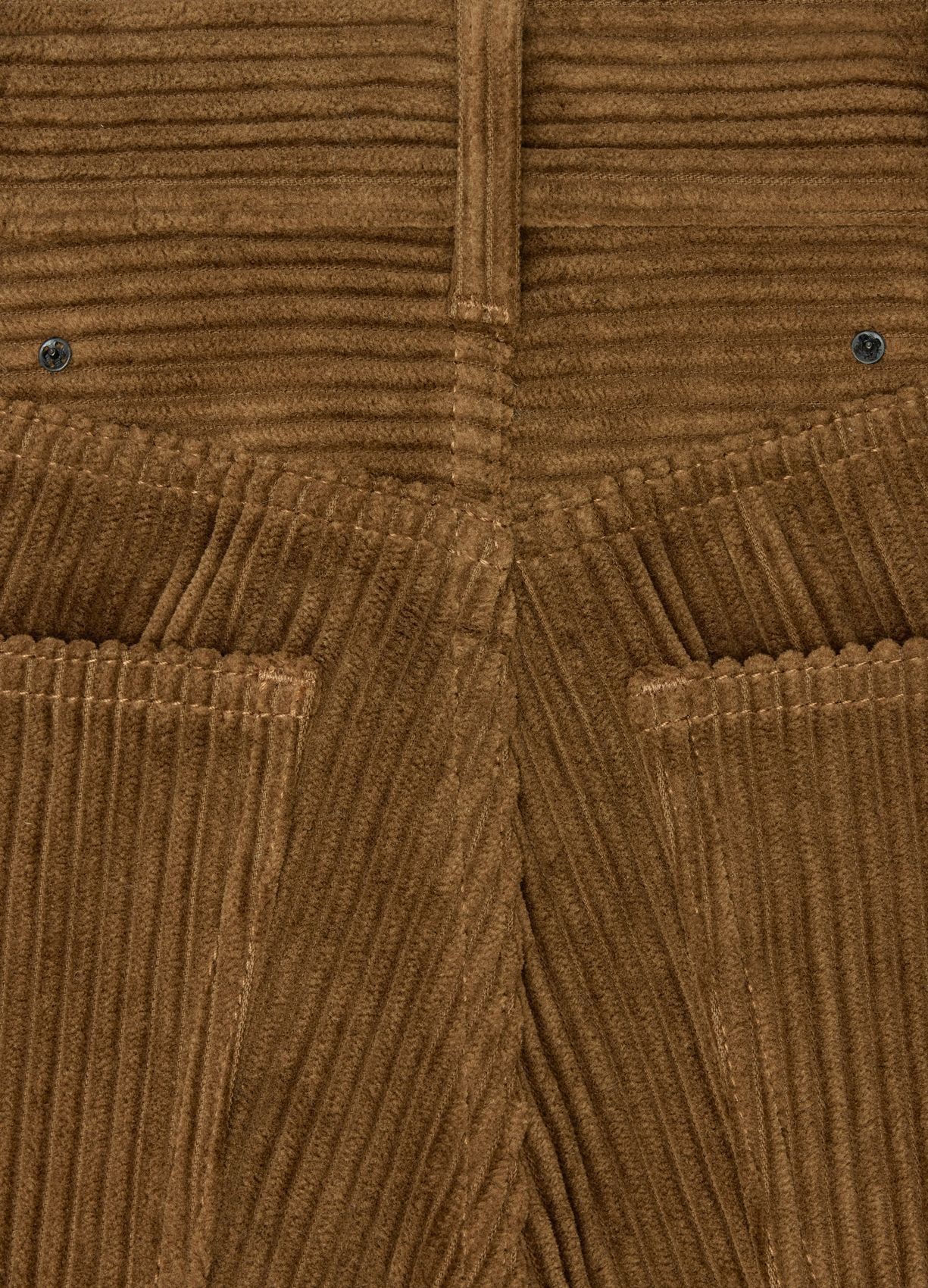 Celine o1w1db11124 Corduroy Kitty Jeans in Brown Size 24" / US 00 / IT 34 - 3 Thumbnail