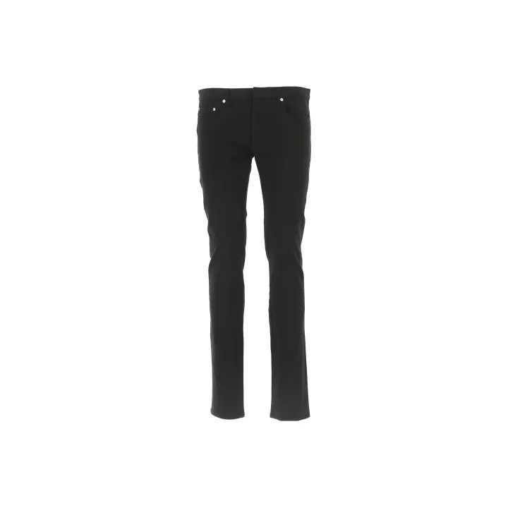 Dior Slim Fit Black Denim Pants for Men 0079