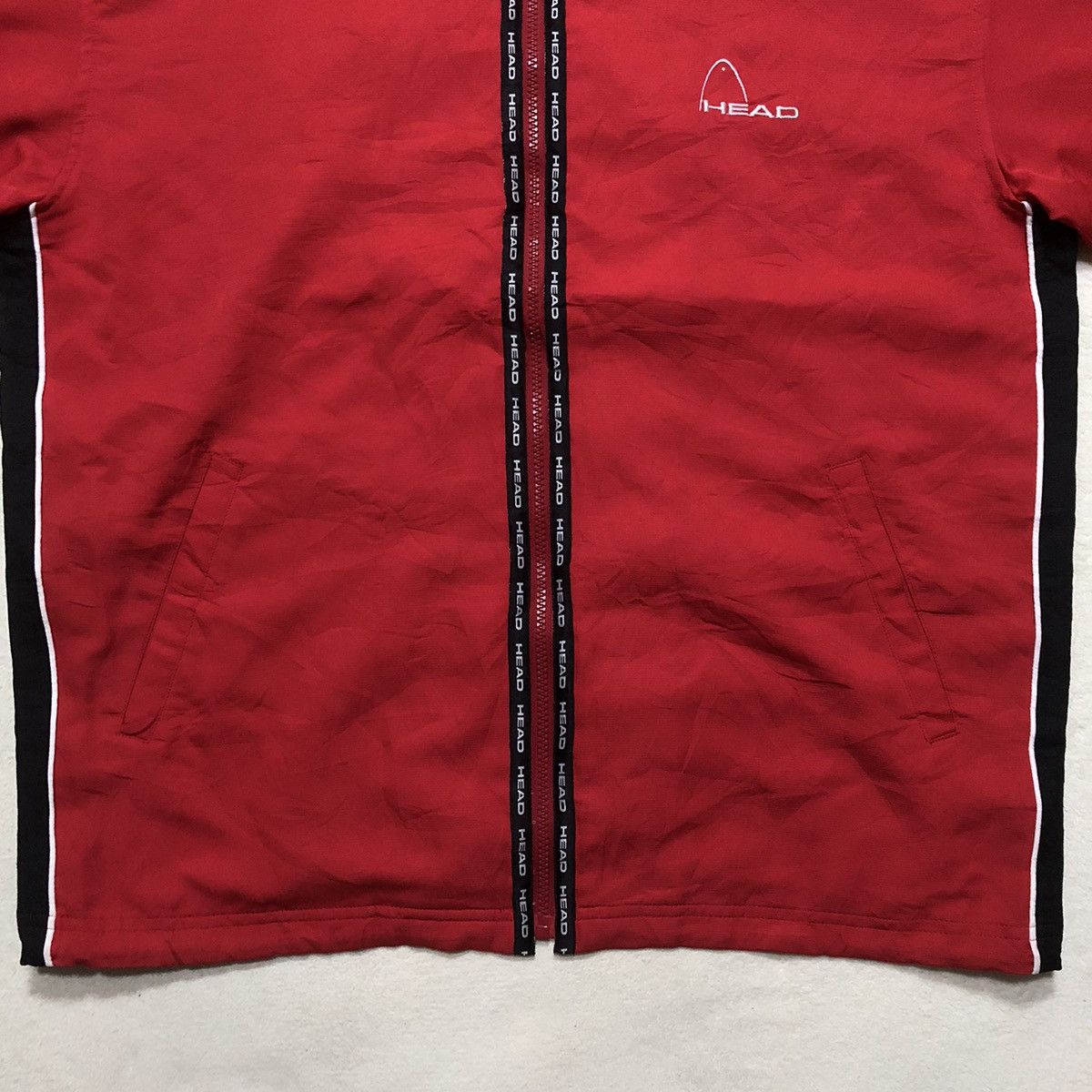 Japanese Brand × Vintage Japanese Brand HEAD Center Tape Windbreaker Size US XL / EU 56 / 4 - 3 Thumbnail