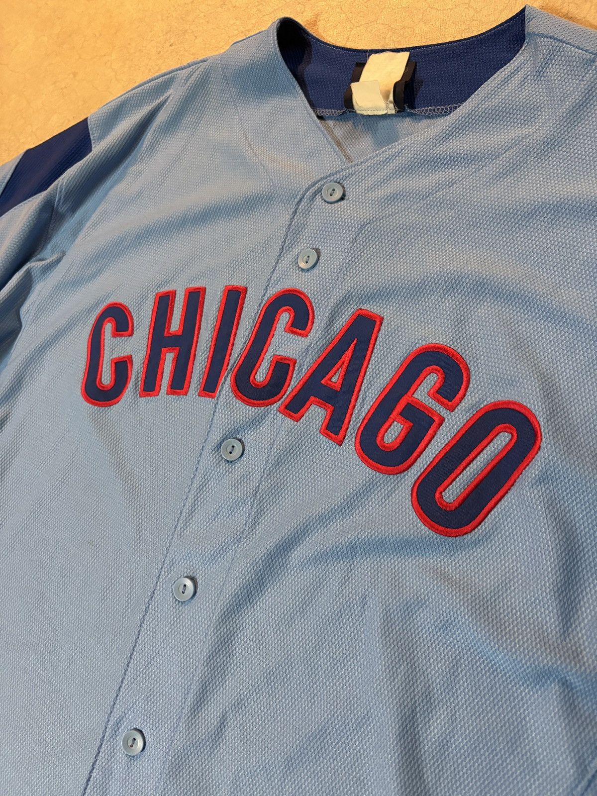 MLB Chicago Cubs Cooperstown Majestic Jersey Light Blue Size XL Size US XL / EU 56 / 4 - 2 Thumbnail