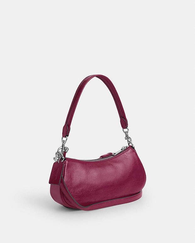 Coach NWT Coach Ashton Baguette Bag CV943-novelty leather/Pink Size ONE SIZE - 4 Thumbnail