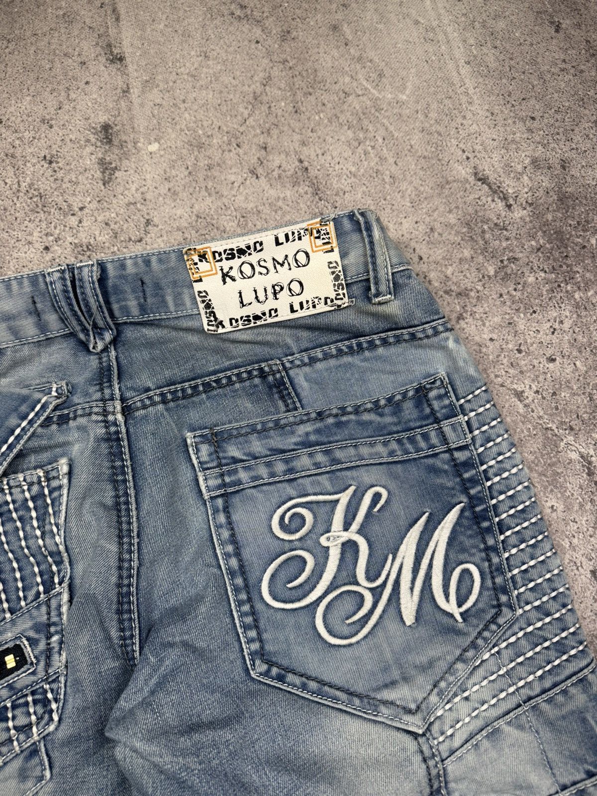 Japanese Brand Archive Kosmo Lupo Jeans Distressed Y2K Denim Pants Rare Size US 30 / EU 46 - 4 Thumbnail