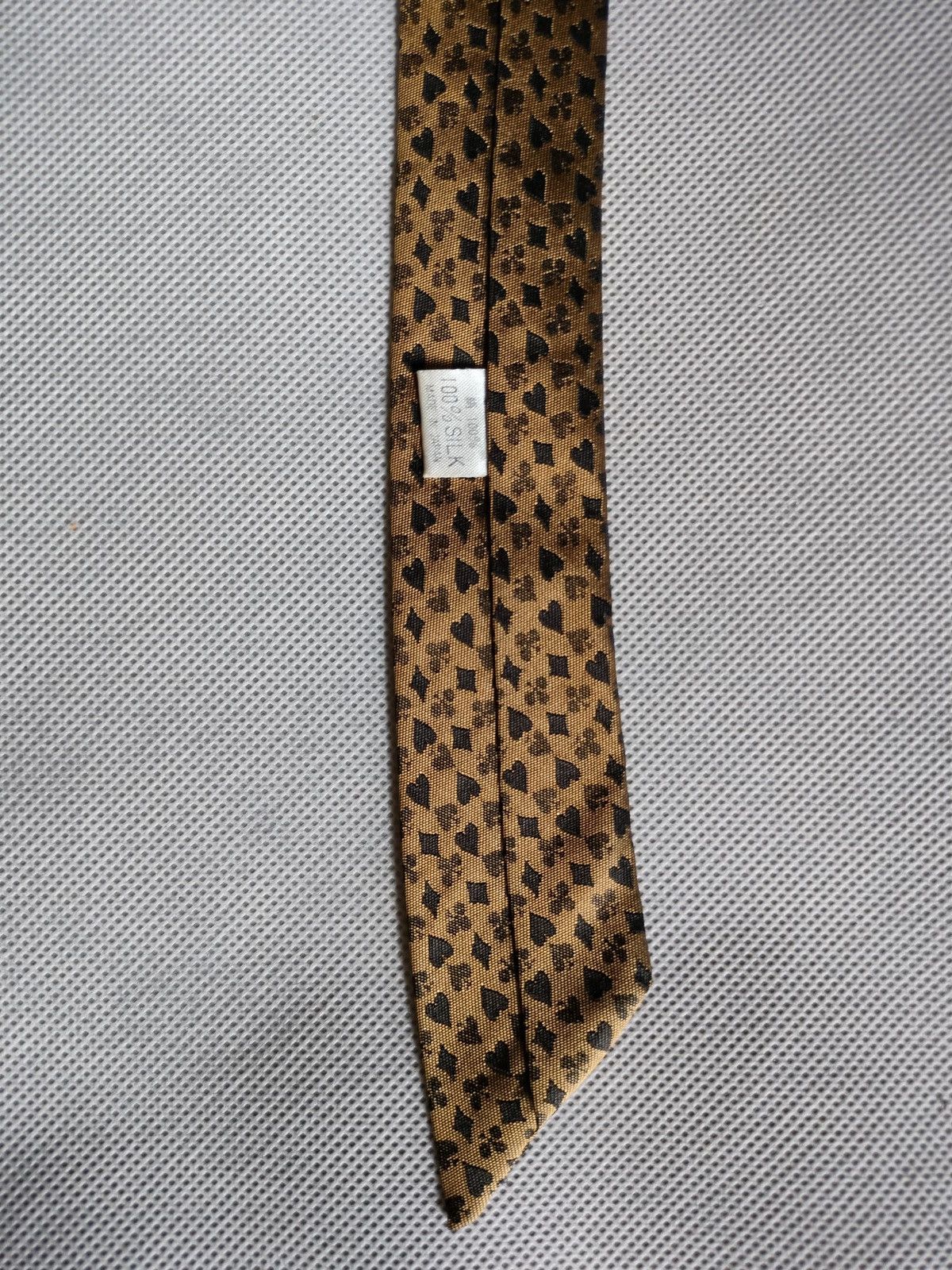 Art Comes First ‘King of hearts’ overprint silk tie Size ONE SIZE - 8 Thumbnail