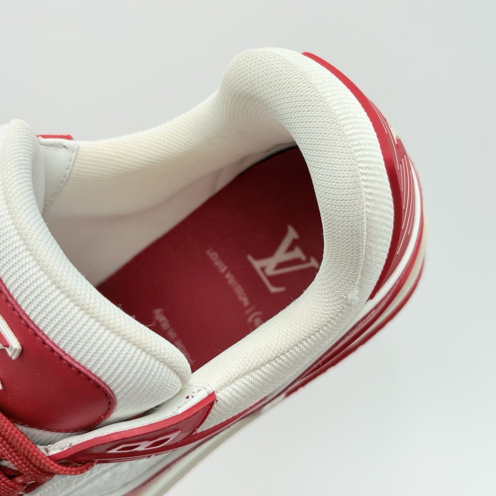 Louis Vuitton (8-8.5 US) Louis Vuitton Trainer ' Red White '| SUPER CLEAN! Size US 8 / EU 41 - 12 Thumbnail