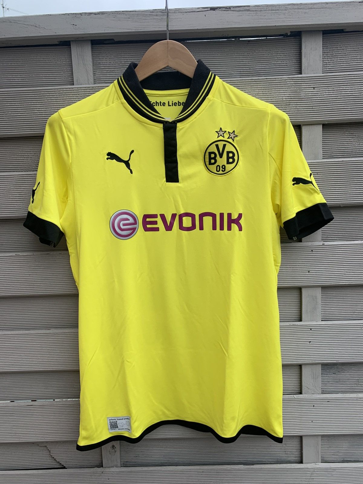 Puma Vintage Retro Puma Borussia Dortmund M. Götze 10 Jersey Size US S / EU 44-46 / 1 - 2 Thumbnail