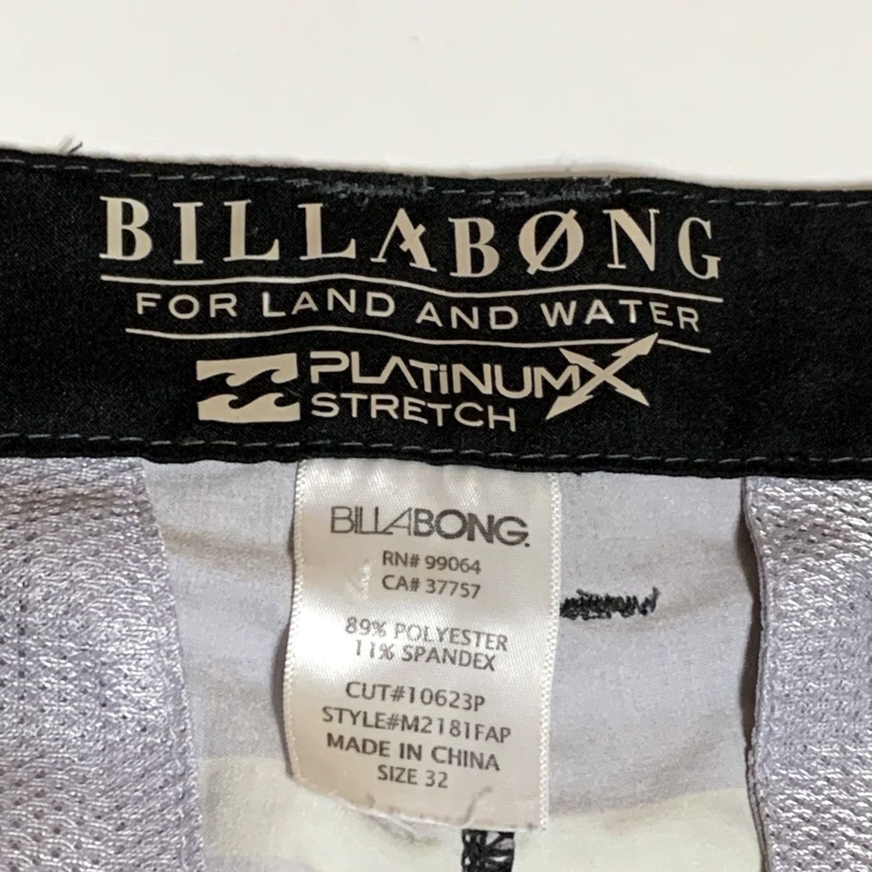 Billabong Billabong for Land and Water Platinum Stretch Swim Trunks Bottom Mens 34 Camouflage Multicolor 89% Polyester 11% Spandex Stretch Recreational Size US 34 / EU 50 - 6 Thumbnail