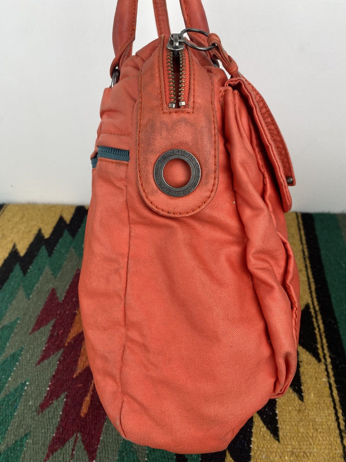 Diesel Y2K 2000's Diesel Metal Ring Handle Bag Size ONE SIZE - 11 Thumbnail