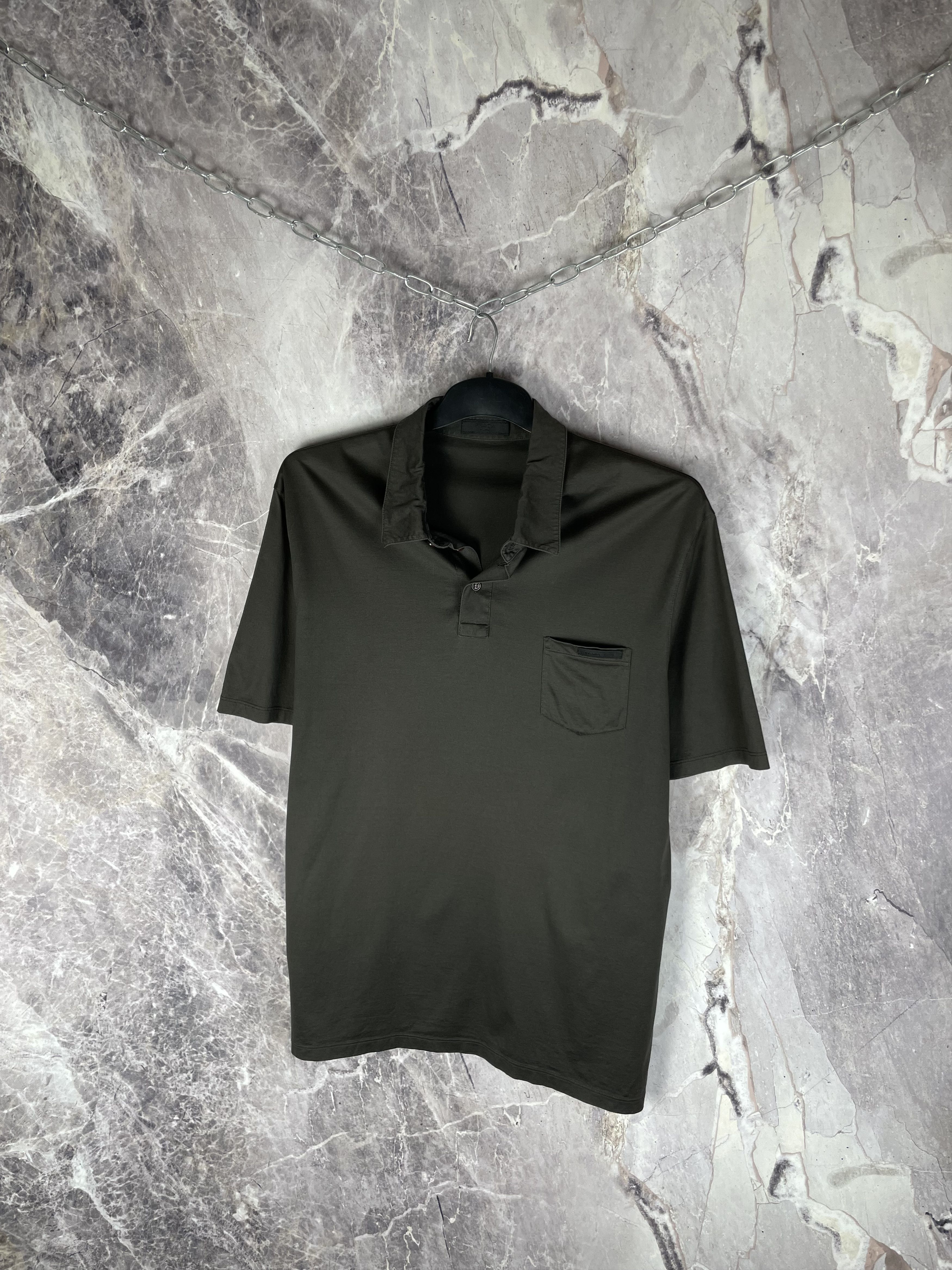 Prada Vintage Prada Polo Shirts Size US XXL / EU 58 / 5 - 2 Thumbnail