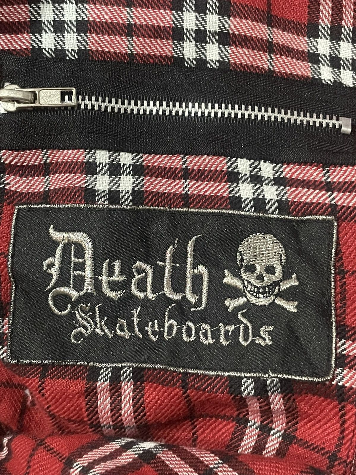 Japanese Brand × Vintage Death Skateboard Skull Shirt Size S / US 4 / IT 40 - 4 Thumbnail