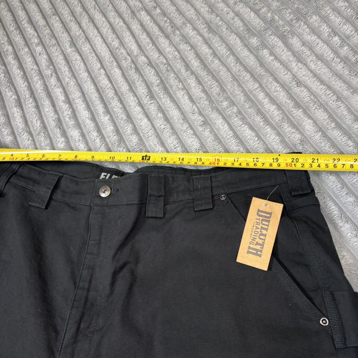 Duluth Trading Company Duluth Men’s 44 FlexFire Hose Carpenter 11” BLK 71718 NEW Size US 44 / EU 60 - 7 Thumbnail