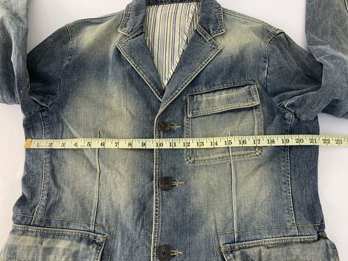 BEANPOLE 90s Bean Pole Indigo Denim Jeans Coat Jacket Double Pocket Size US M / EU 48-50 / 2 - 9 Thumbnail