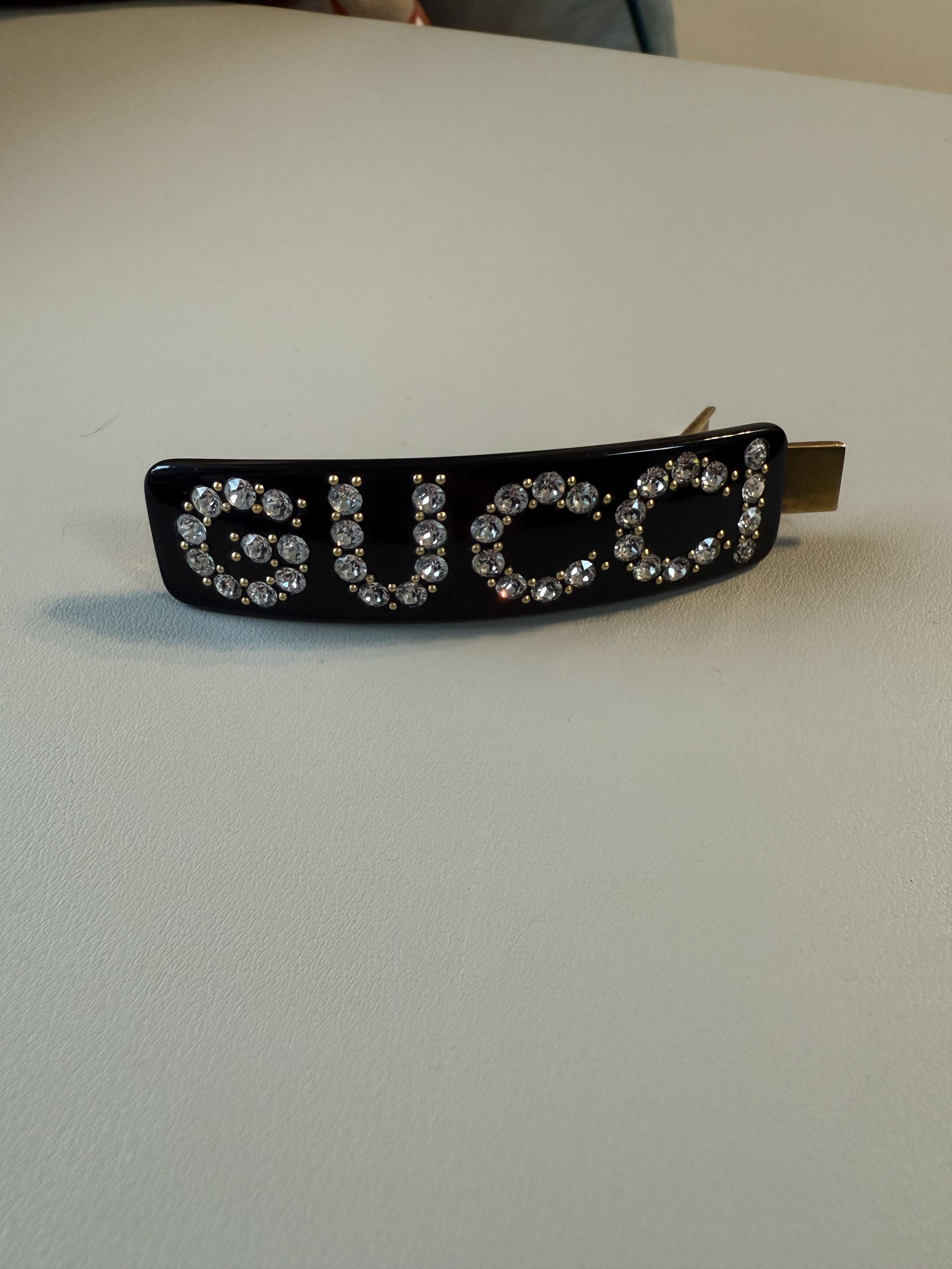 Gucci Gucci Crystal Hairclip Size ONE SIZE - 1 Thumbnail