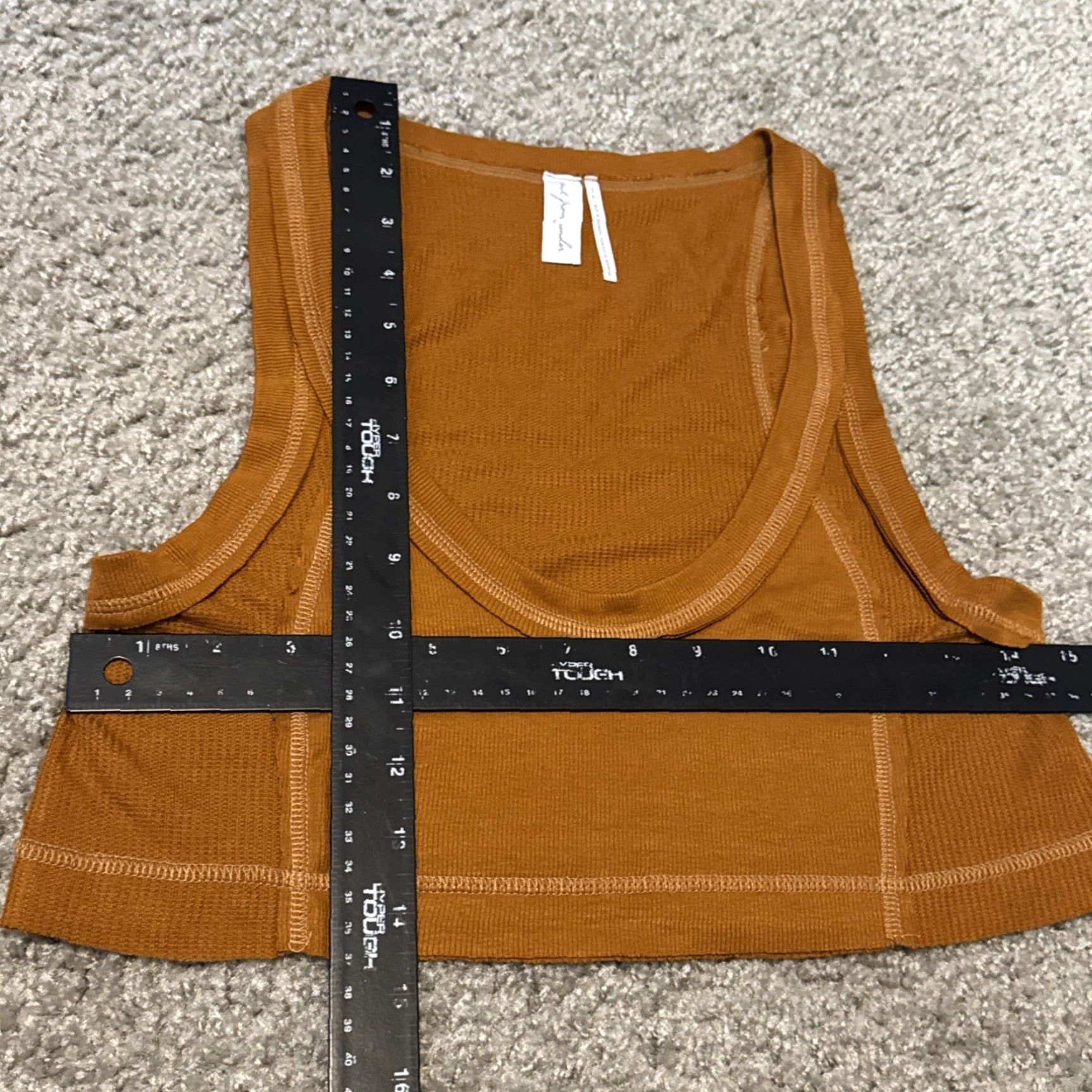 Urban Outfitters Urban Outfitters Out From Under Orange Rust Ribbed Crop Tank Top Size Small Size S / US 4 / IT 40 - 6 Thumbnail